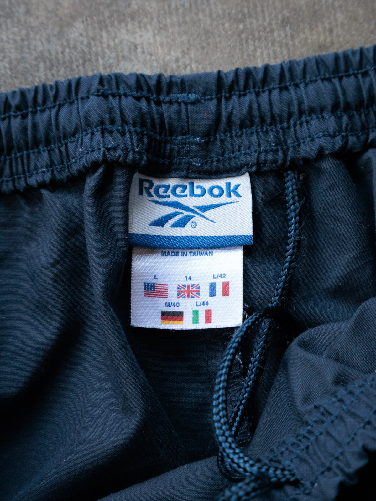 Vintage 90s Navy Reebok Track Pants (L)