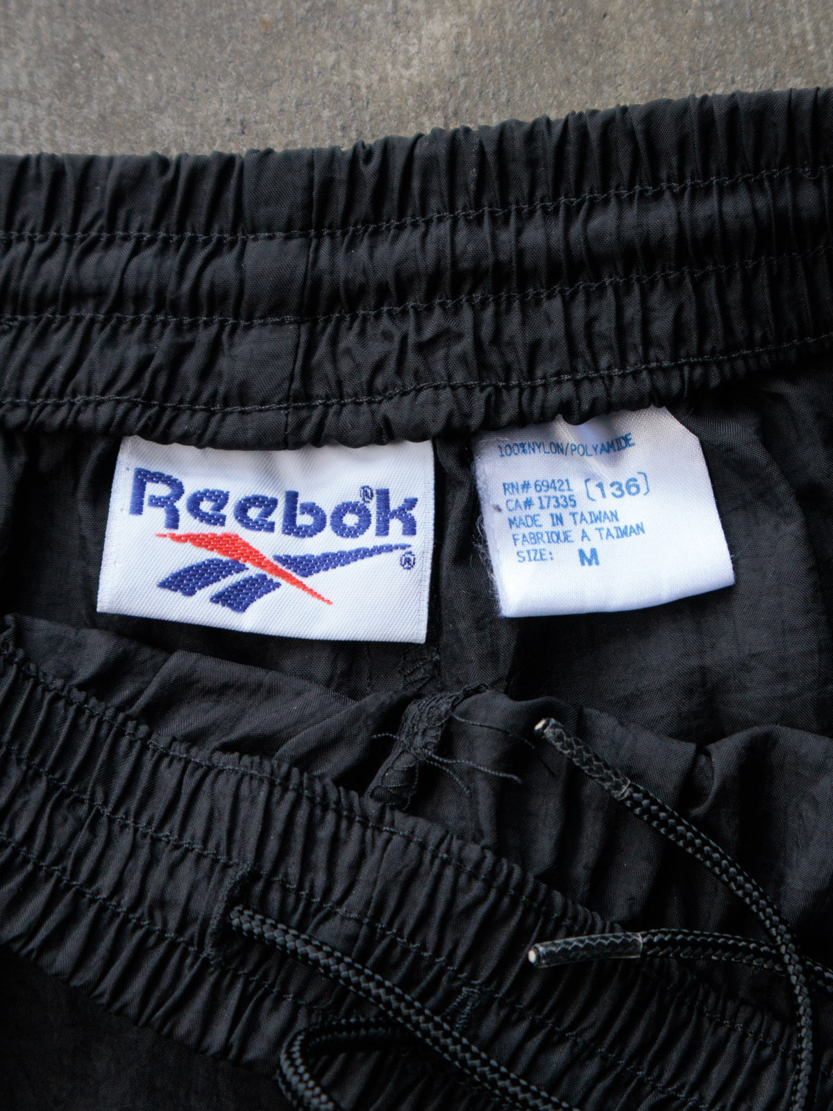 Vintage 90s Black Reebok Track Pants (M)