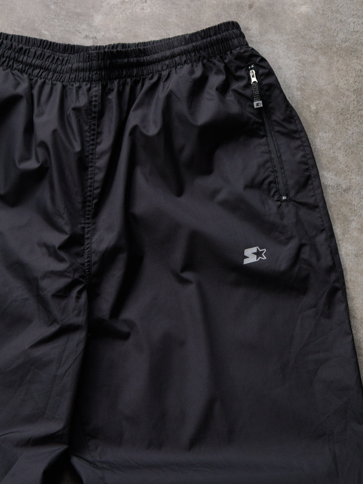 Vintage Black Starter Track Pants (L)