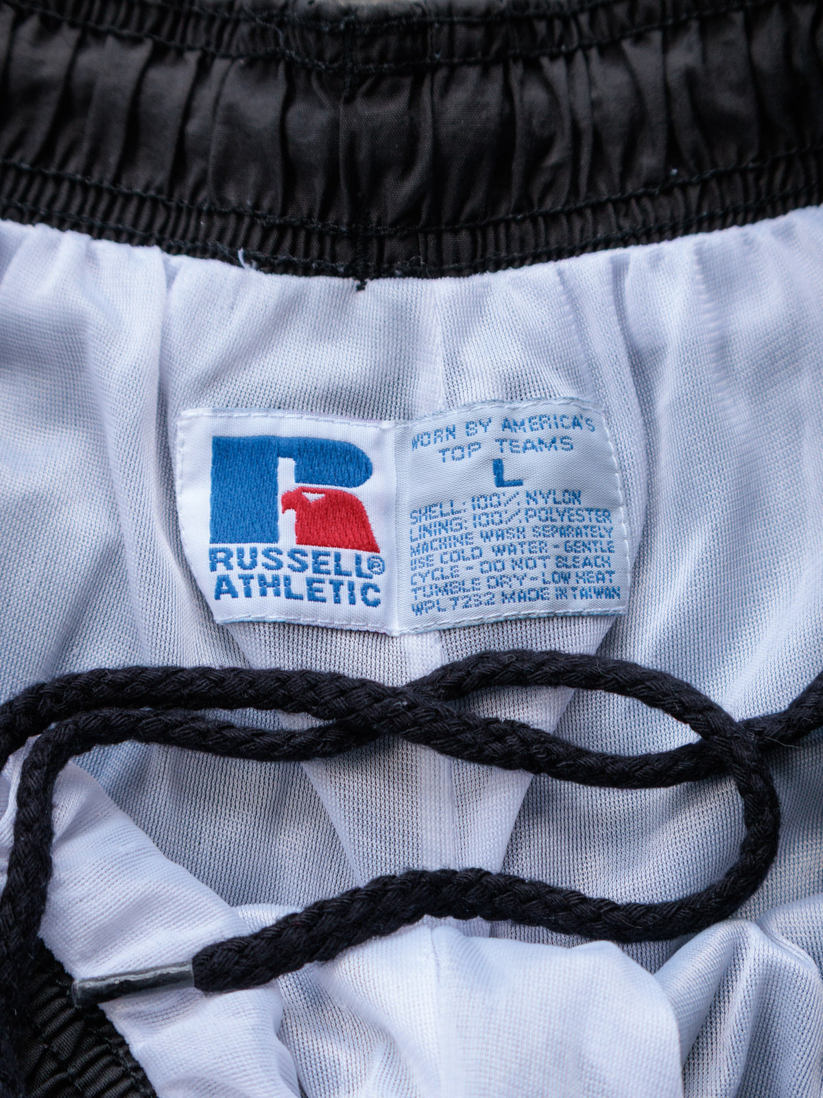 Vintage 90s Black Russell Athletic Track Pants (L)