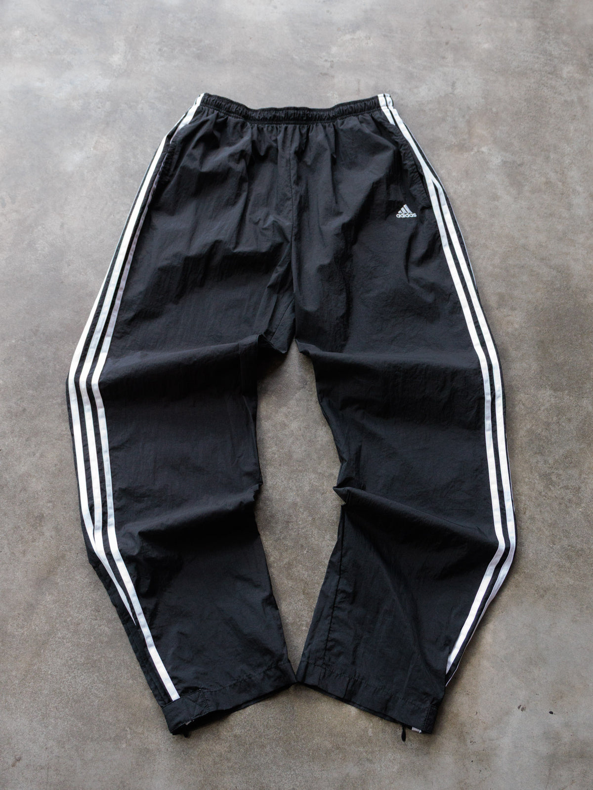 Vintage 00s Black Adidas Track Pants (L)