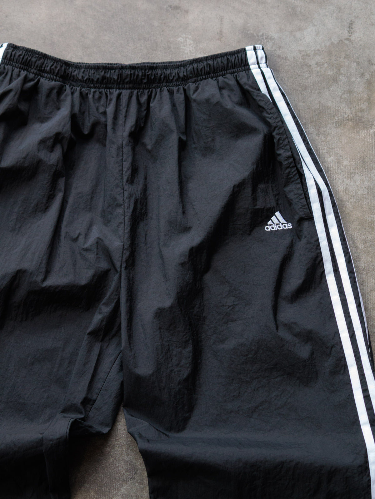 Vintage 00s Black Adidas Track Pants (L)