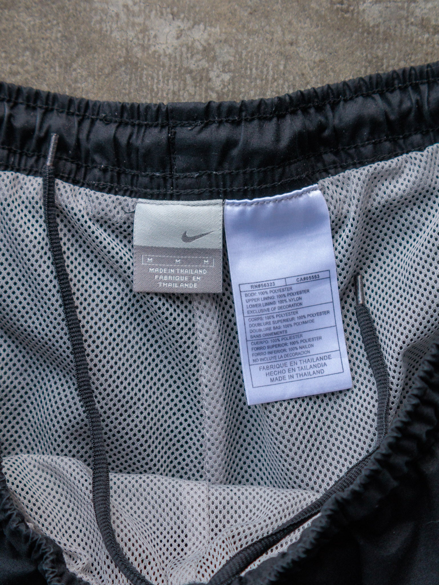 Vintage 00s Black Nike Track Pants (M)