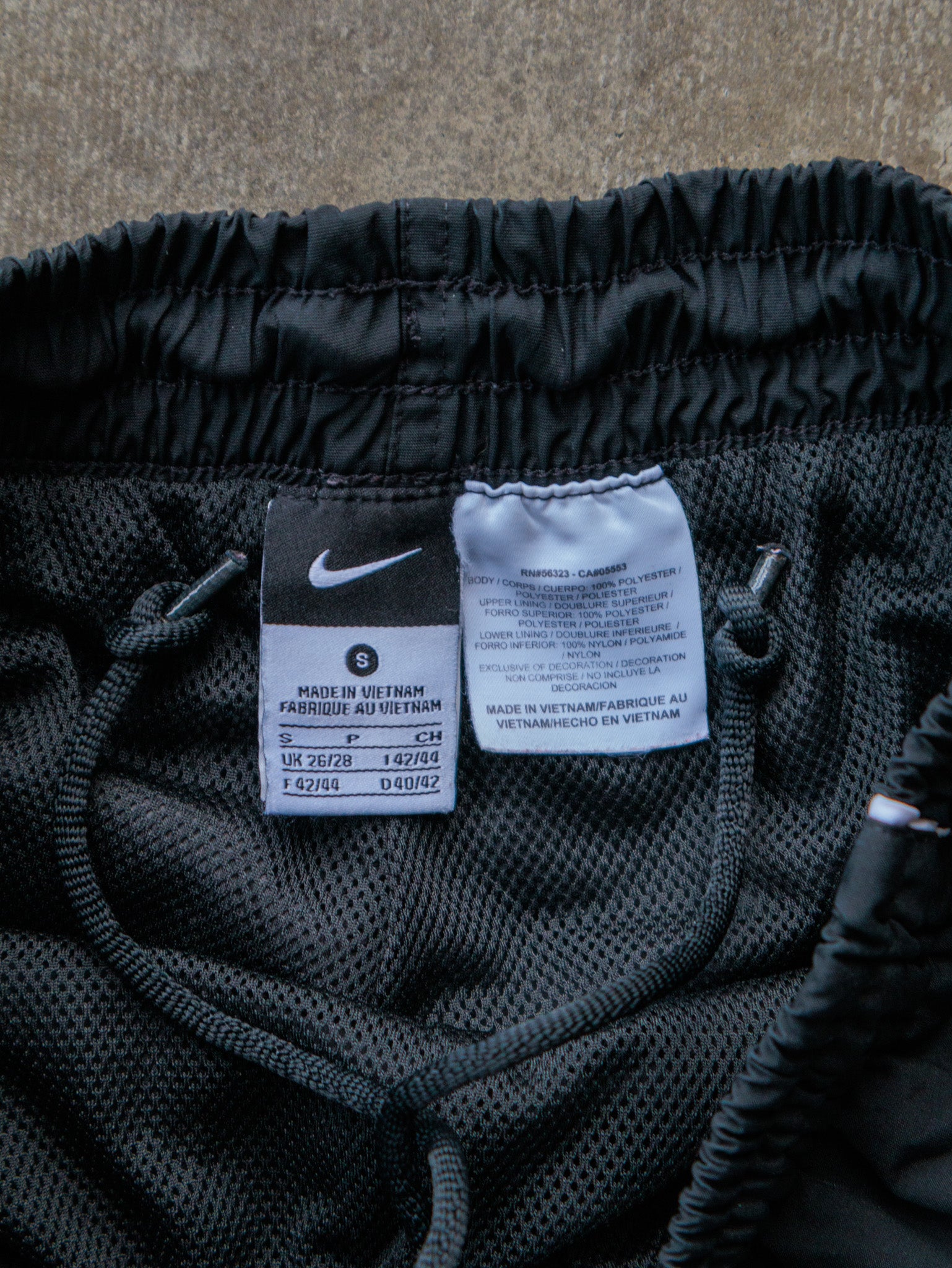 Vintage 00s Black Nike Track Pants (S)