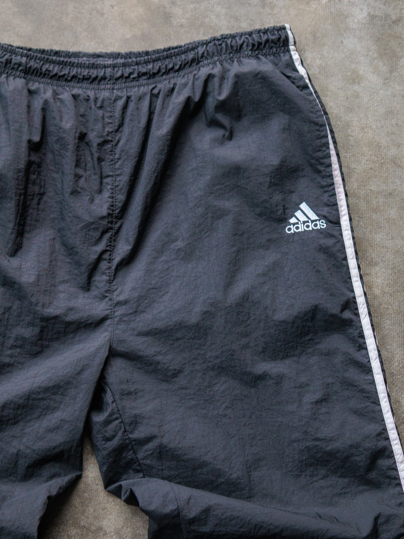 Vintage 90s Black Adidas Track Pants (L)