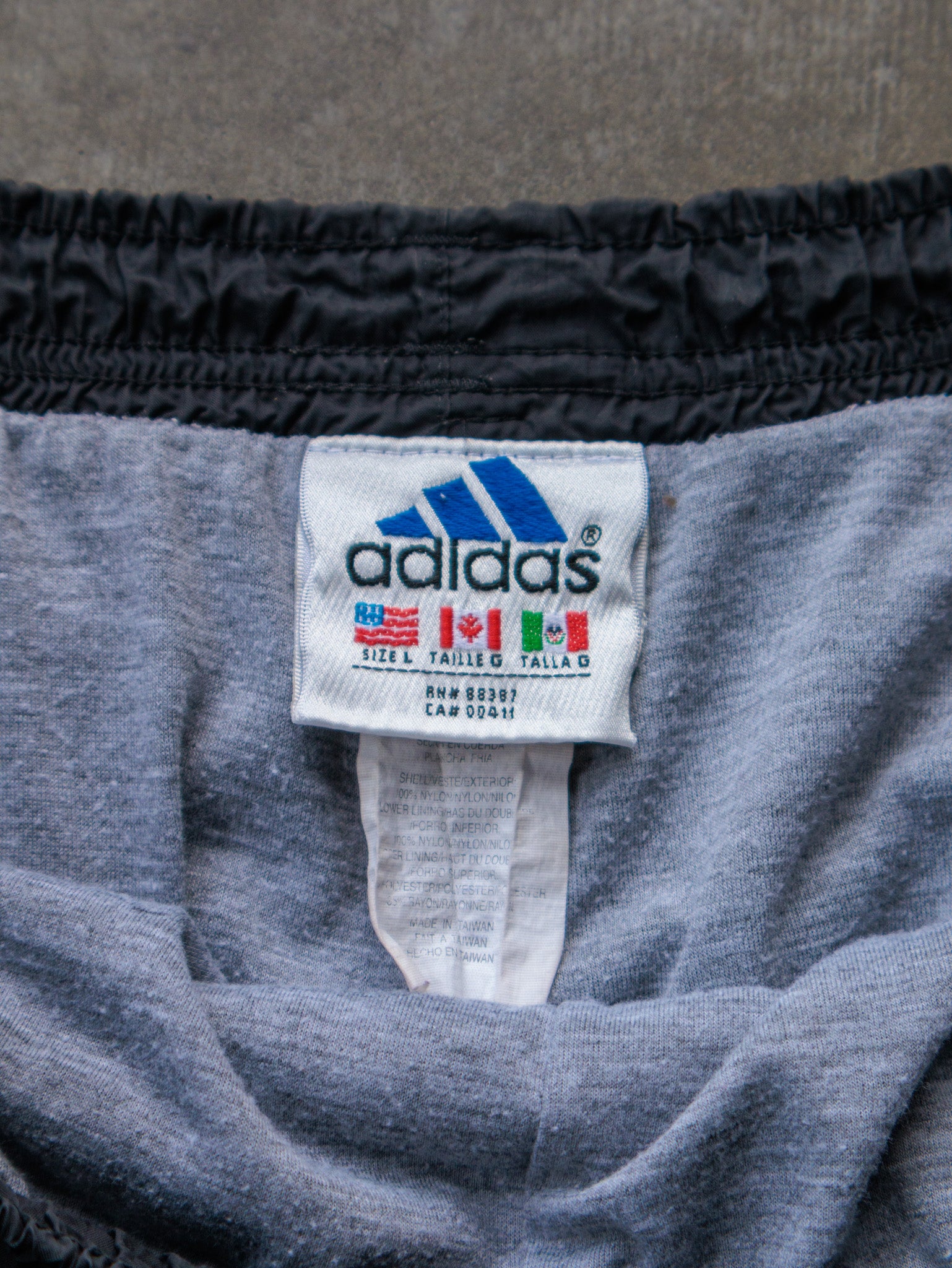 Vintage 90s Black Adidas Track Pants (L)