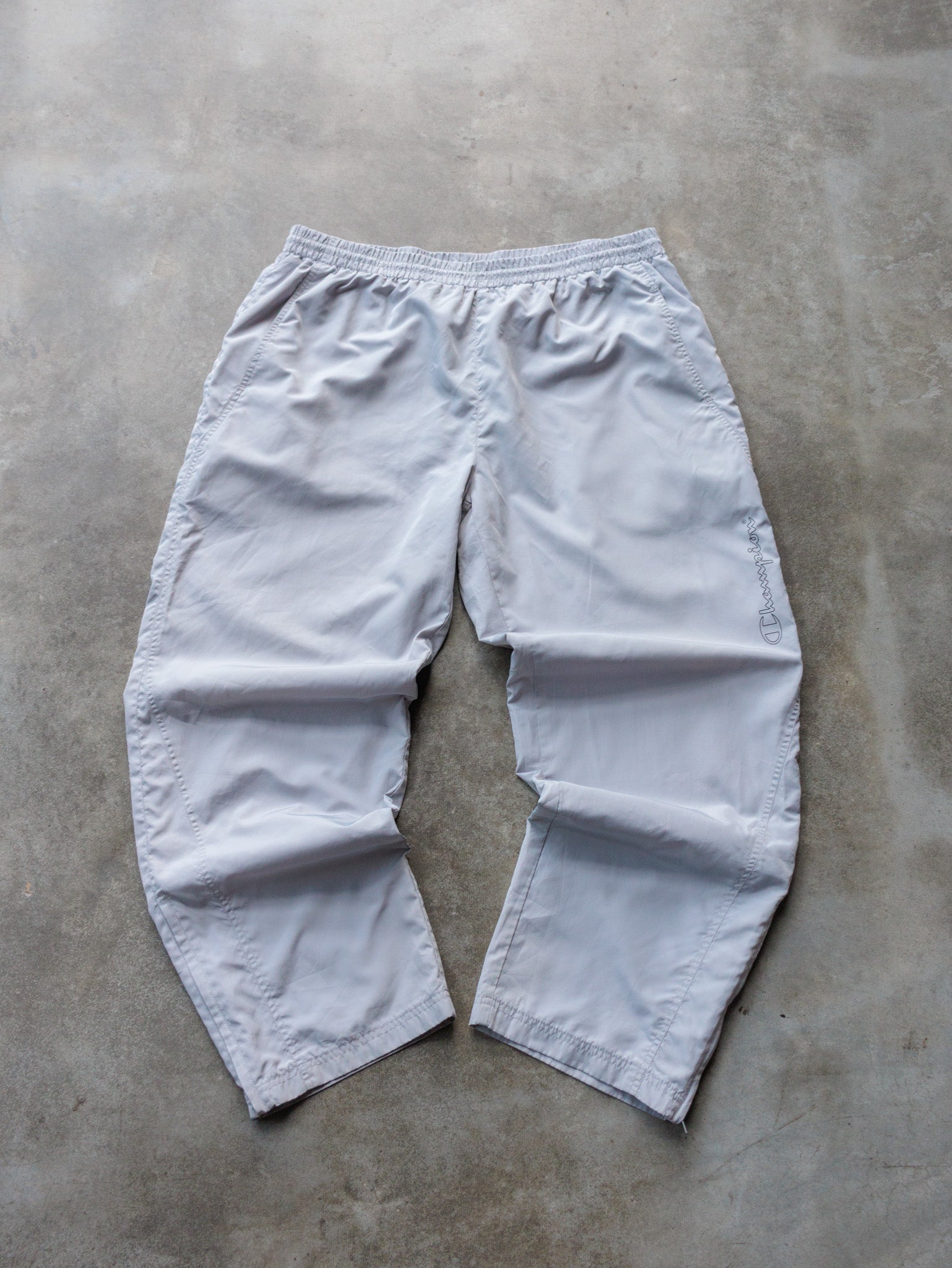 Vintage 00s Grey Champion Track Pants (XL)