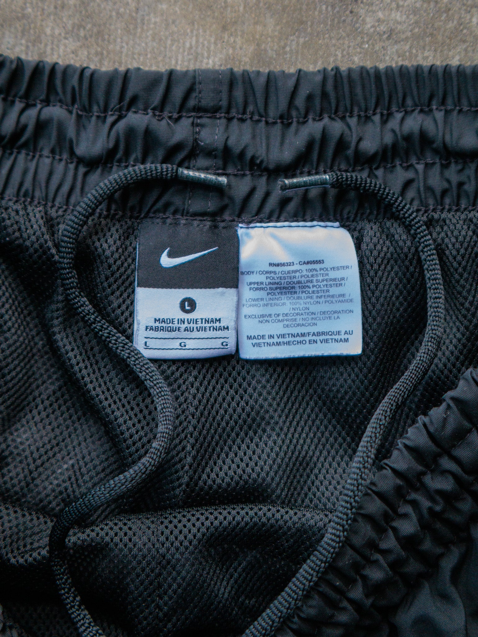 Vintage 00s Black Nike Track Pants (L)