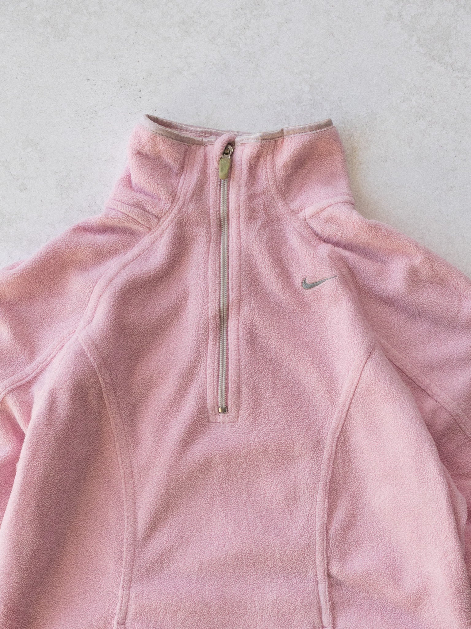 Vintage Nike Pink Fleece Sweatshirt (XS)