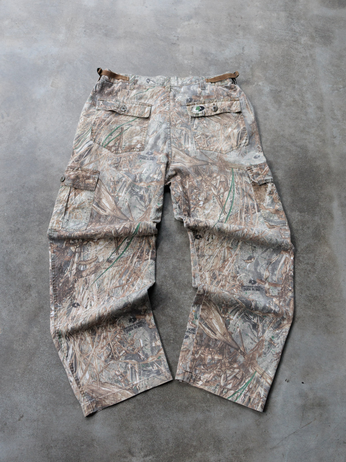 Vintage 00s Brown Duck Blind Camo Mossy Oak Cargo Pants (M)