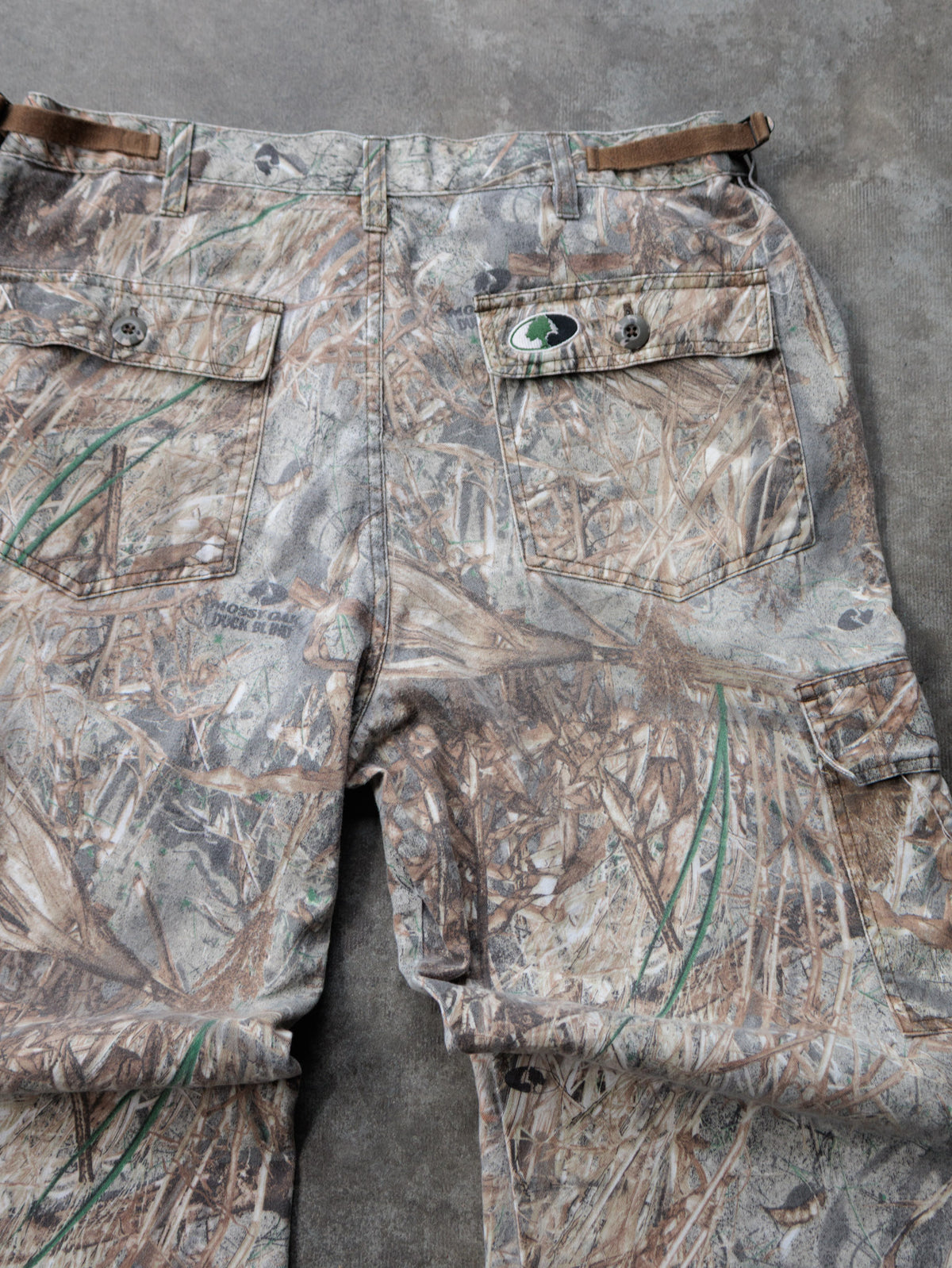 Vintage 00s Brown Duck Blind Camo Mossy Oak Cargo Pants (M)