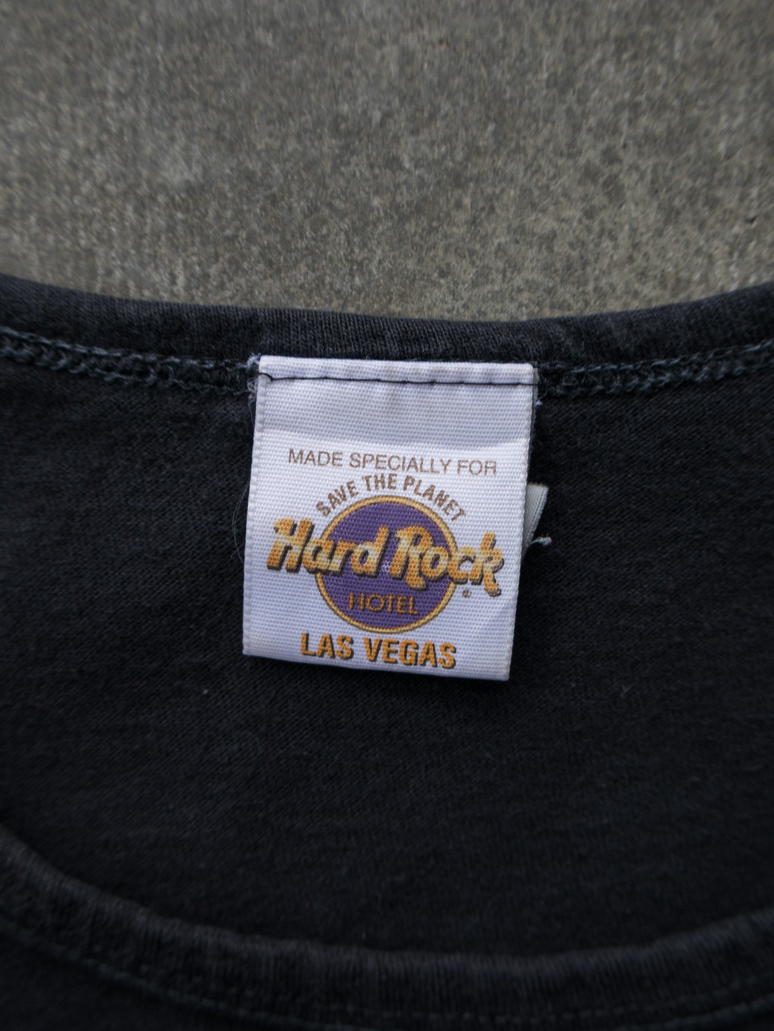 Vintage 90s Black Hard Rock Hotel Las Vegas Tank Top (XL)