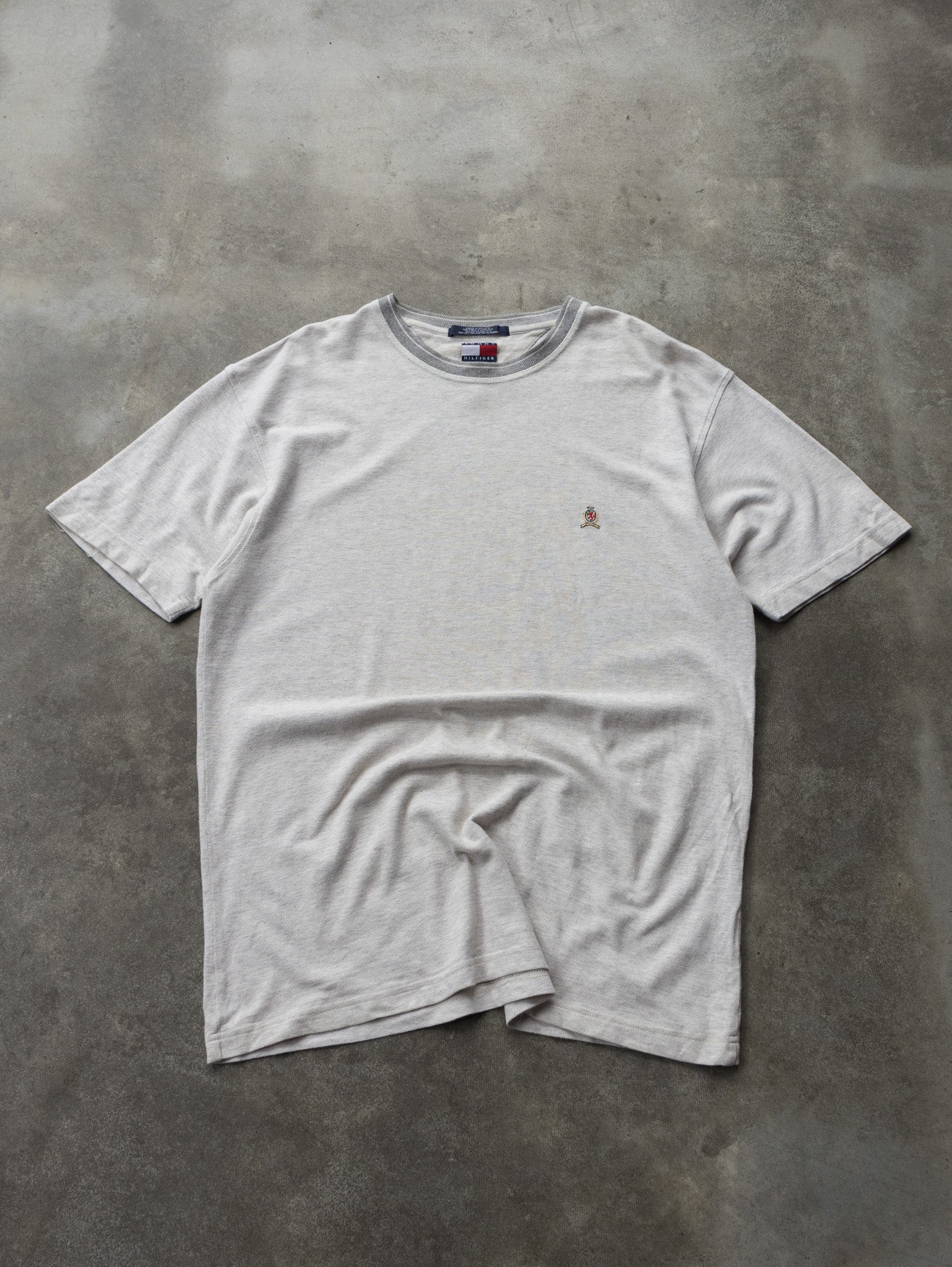 Vintage Grey Tommy Hilfiger Tee (L)