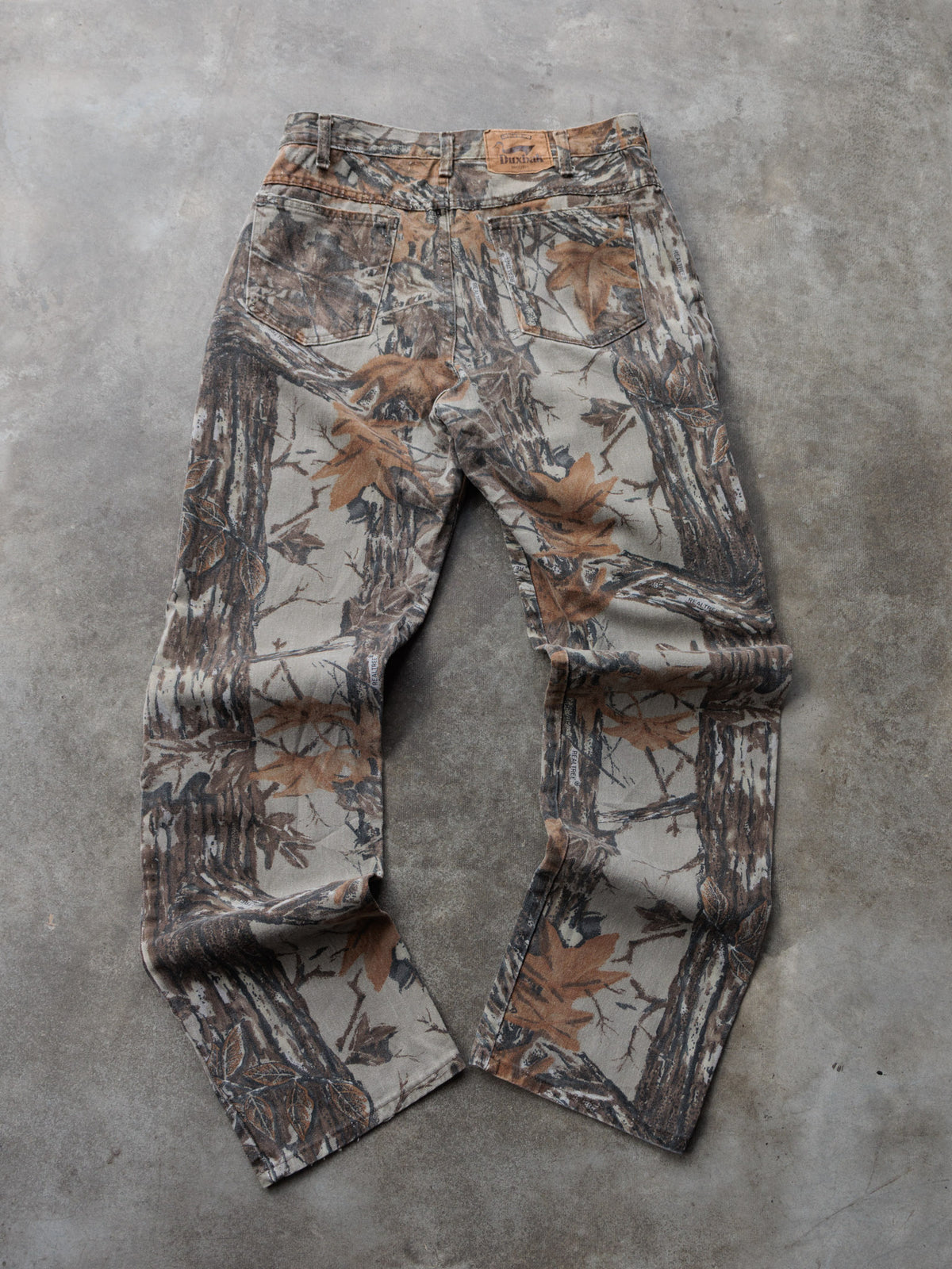 Vintage 90s Brown Realtree Camo Duxbak Pants (W34)