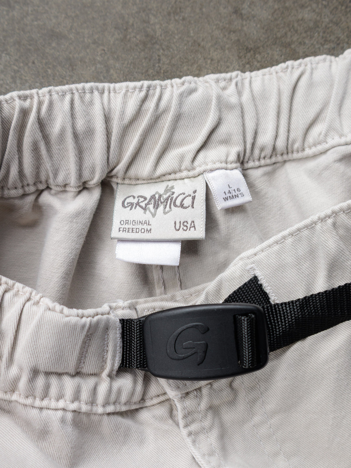 Vintage 90s Beige Gramicci Pants (Women's L)