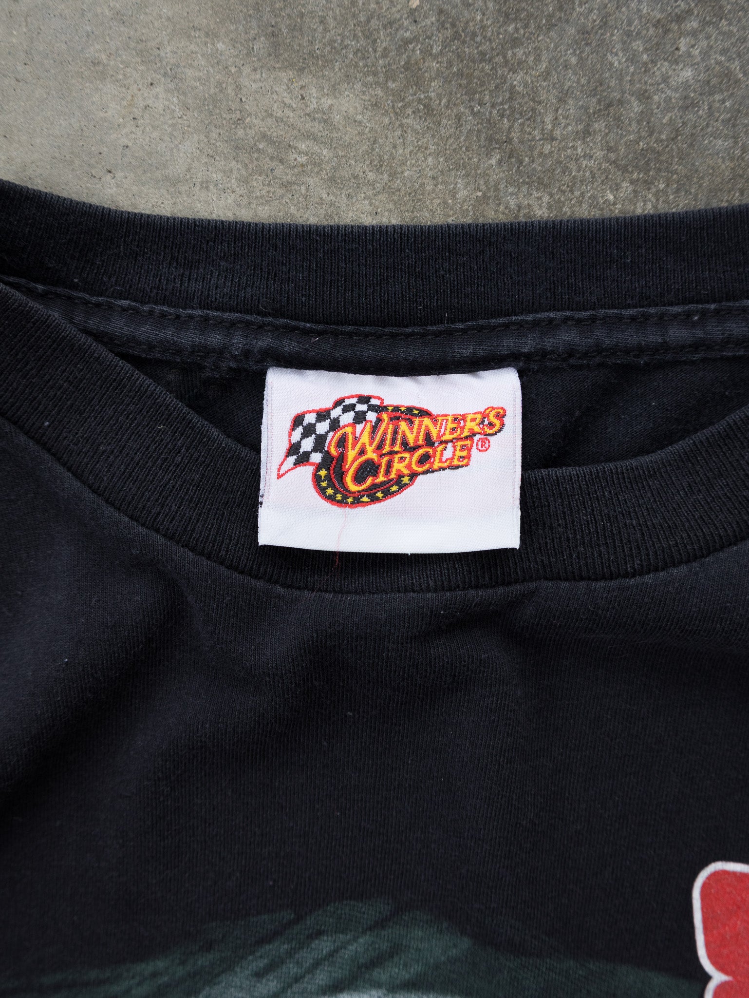 Vintage Black Dale Earnhardt Jr. Racing Tee (M)