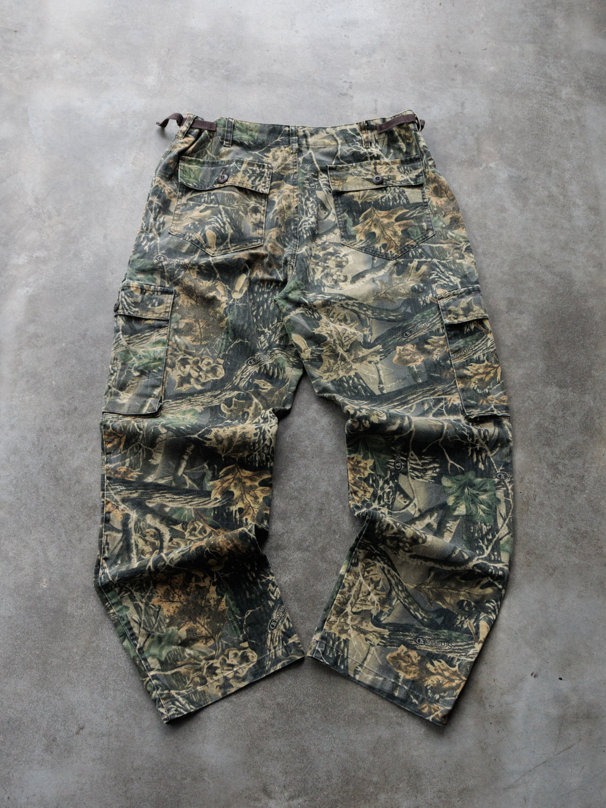 Vintage 00s Green Seclusion 3D Camo Cabela's Cargo Pants (W36)