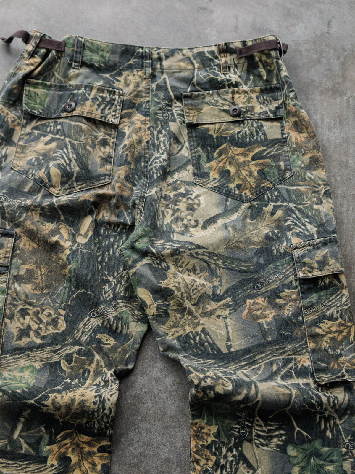 Vintage 00s Green Seclusion 3D Camo Cabela's Cargo Pants (W36)