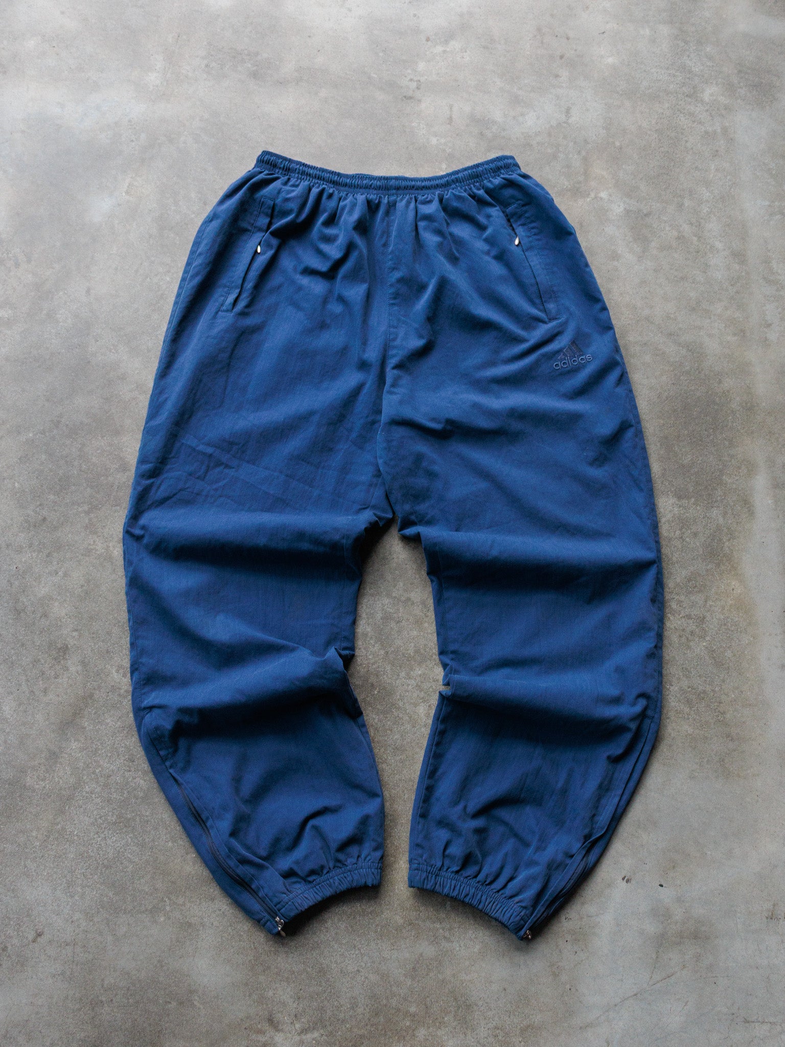 Vintage 90s Blue Adidas Track Pants (L)