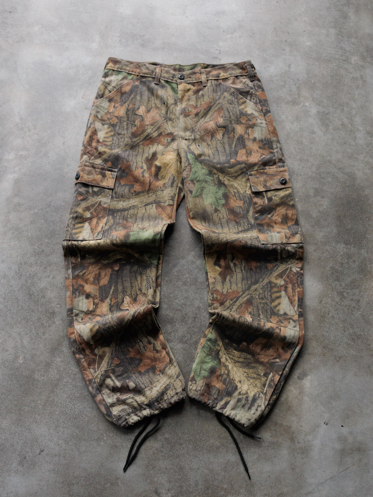 Vintage 90s Brown Advantage Timber Camo Liberty Cargo Pants (M)