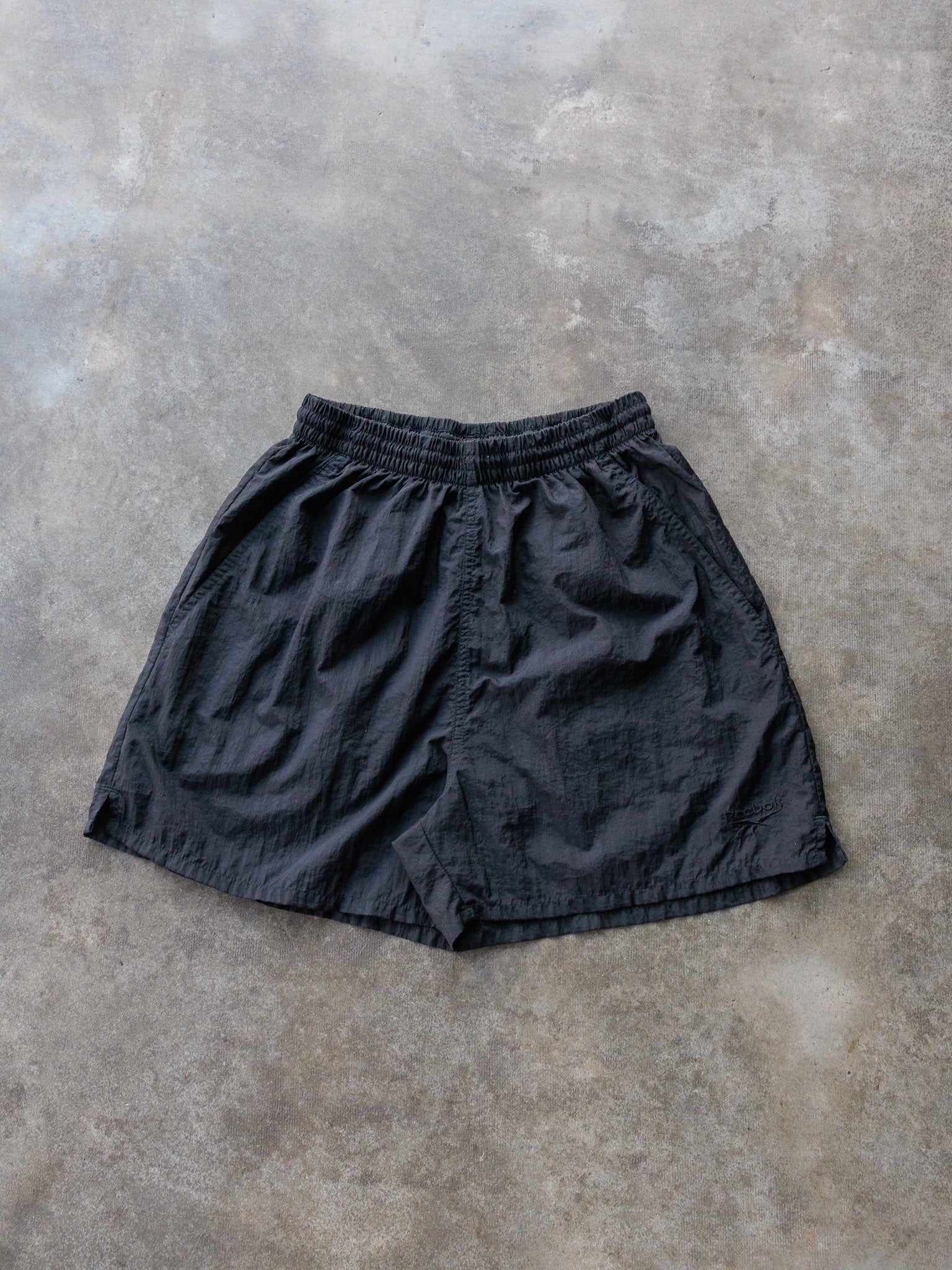Vintage 90s Black Reebok Shorts (Women's M)