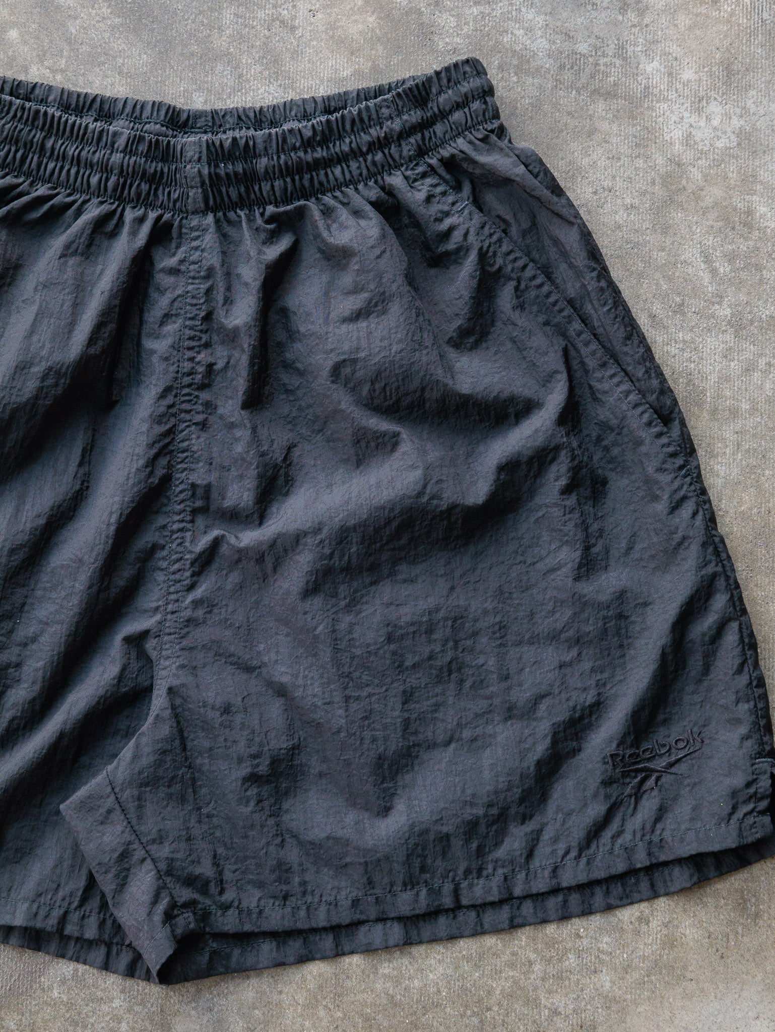 Vintage 90s Black Reebok Shorts (Women's M)