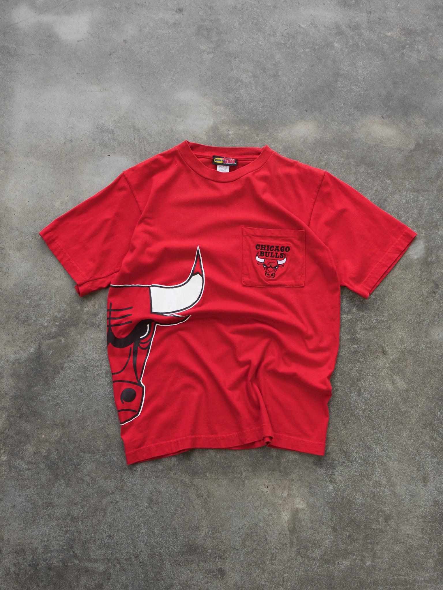 Vintage Red Chicago Bulls Tee (M)