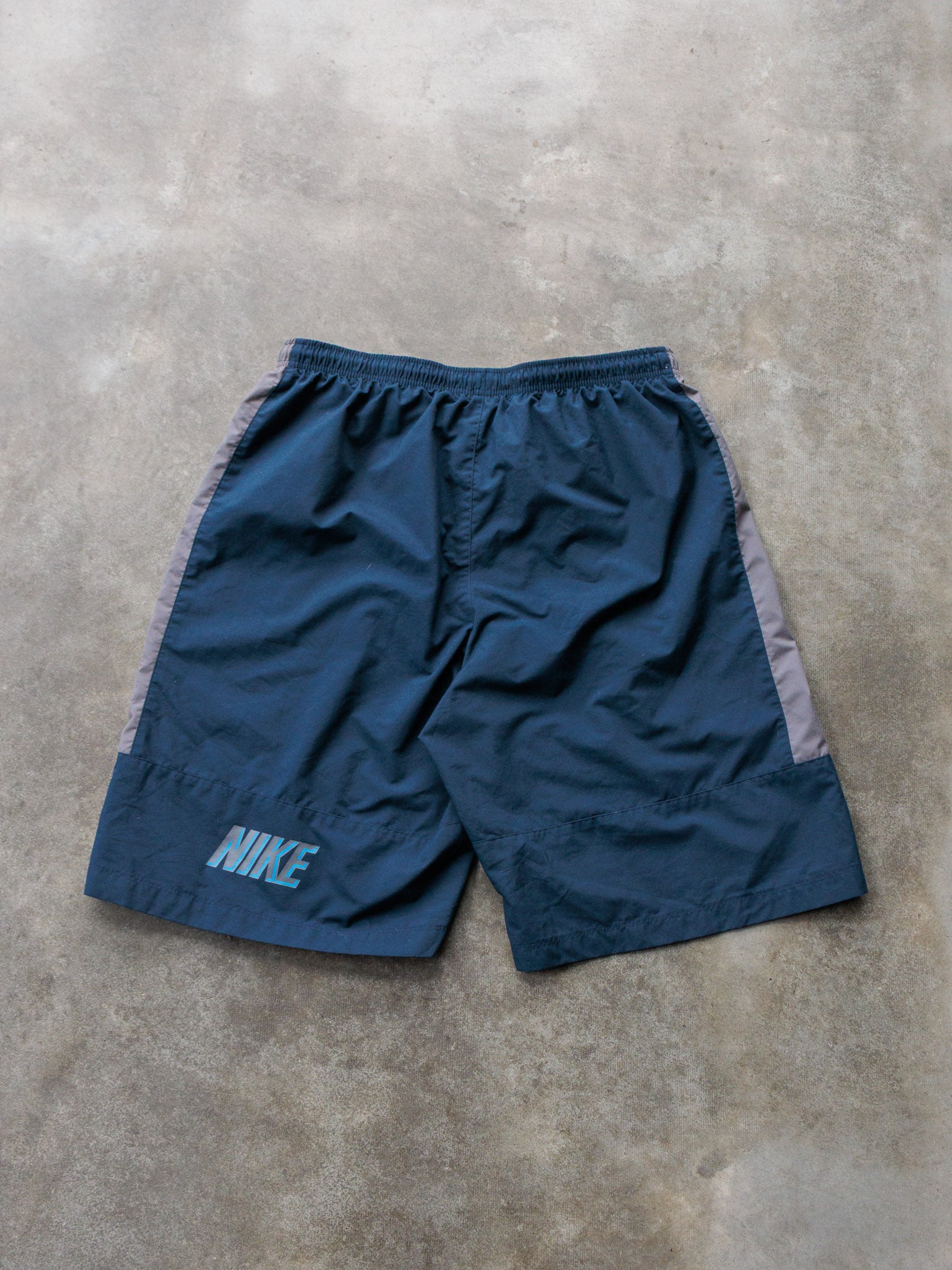 Vintage 00s Blue Nike Swim Shorts (XL)