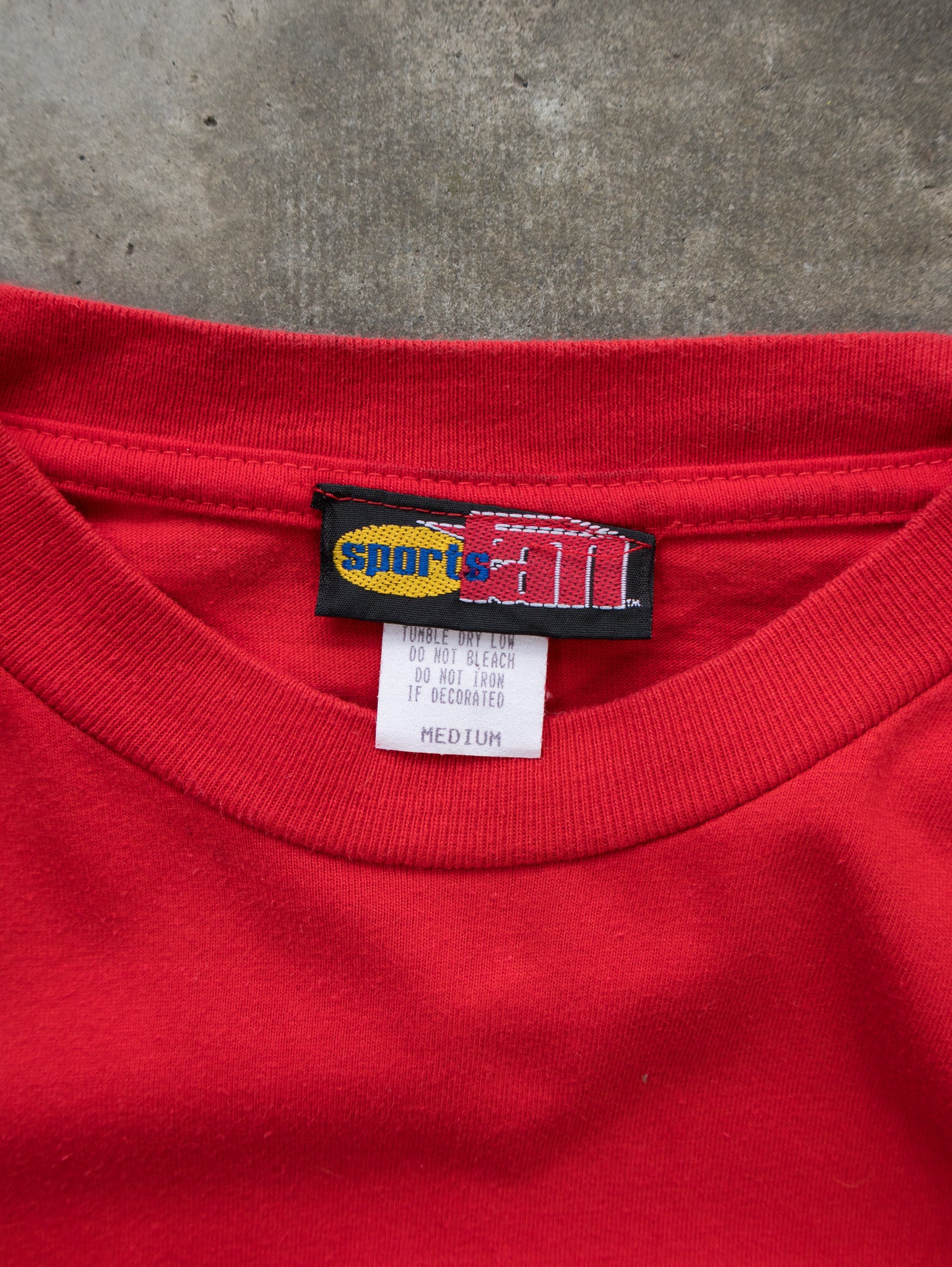 Vintage Red Chicago Bulls Tee (M)