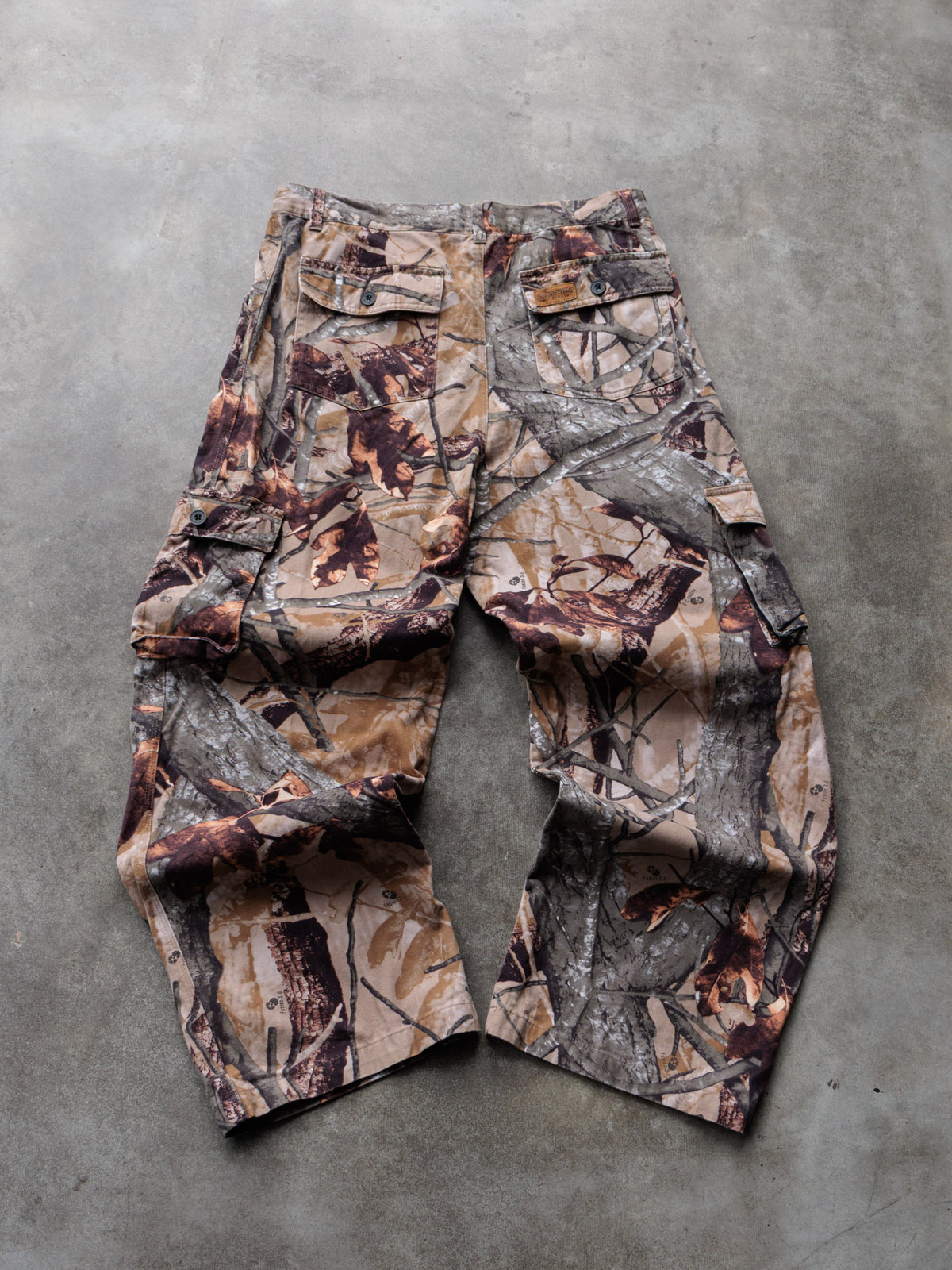 Vintage 00s Brown Camo Outfitters Ridge Cargo Pants (3XL)