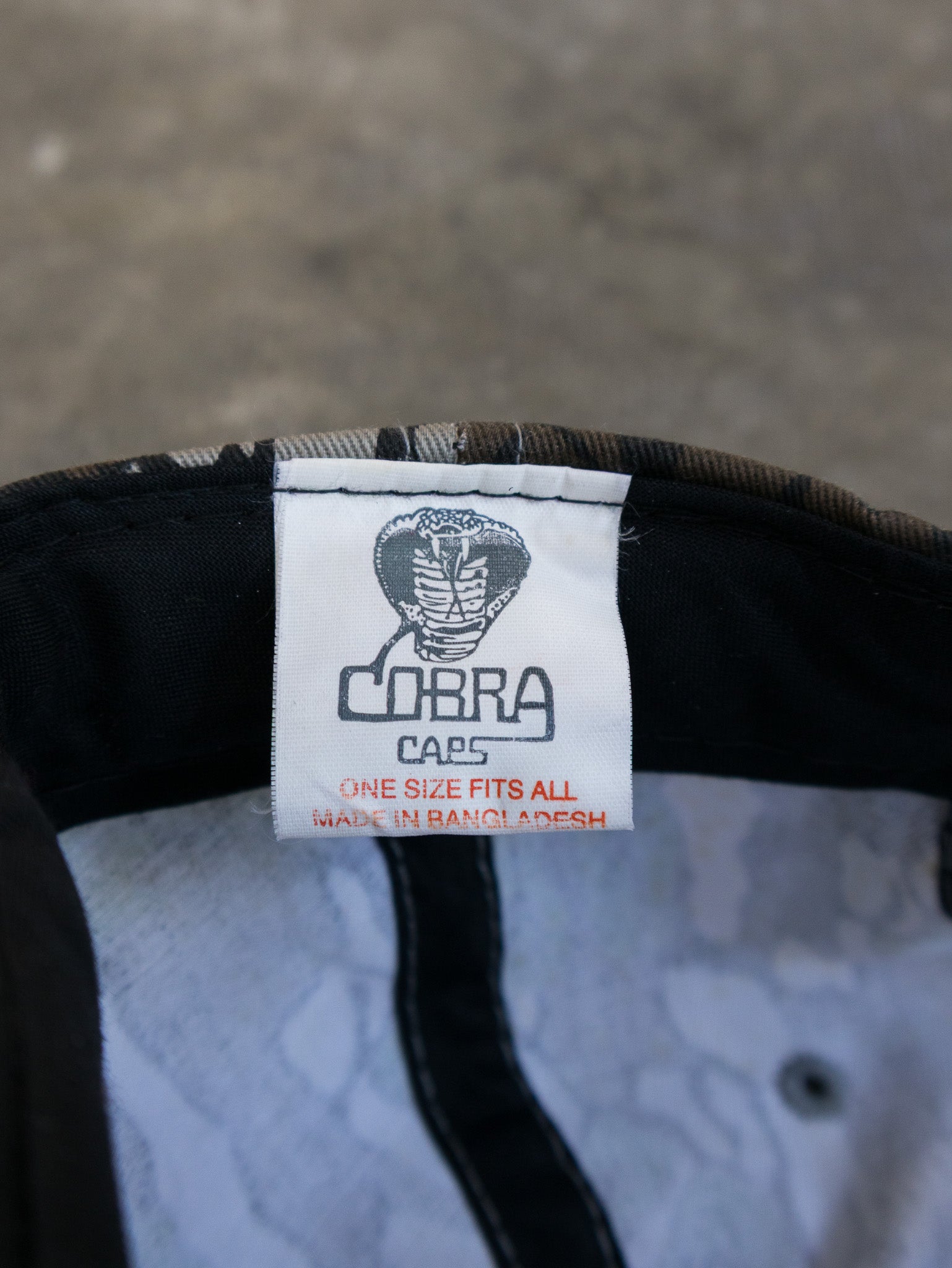 Vintage Real Tree Camo Elliott Electric Supply Trucker Hat