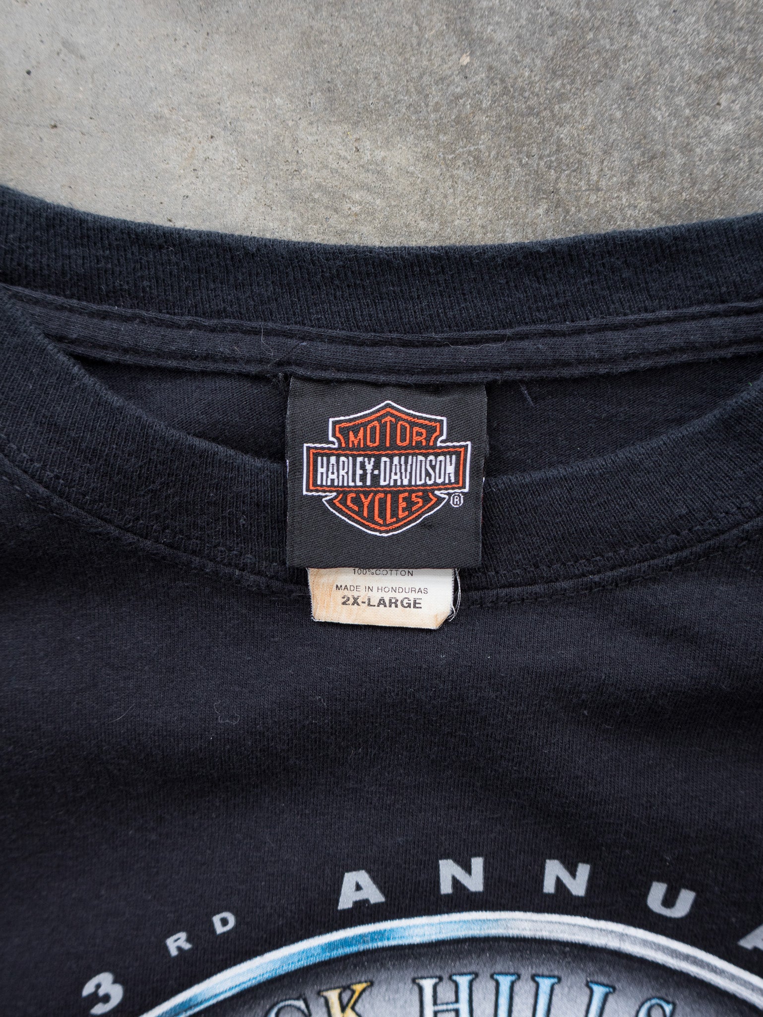 Vintage 2013 Black Harley-Davidson Sturgis Tee (2XL)