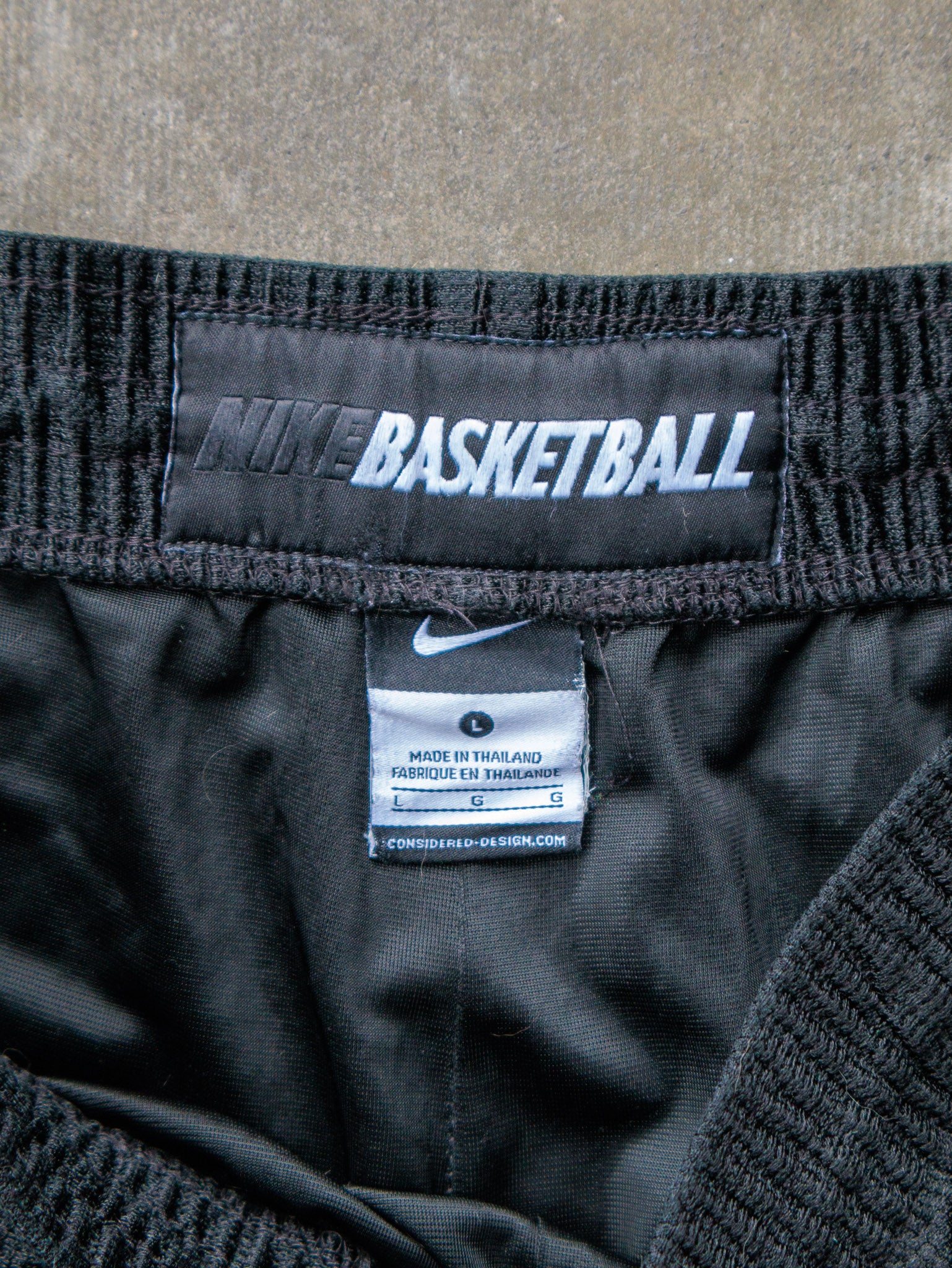 Vintage Black Nike Basketball Shorts (L)