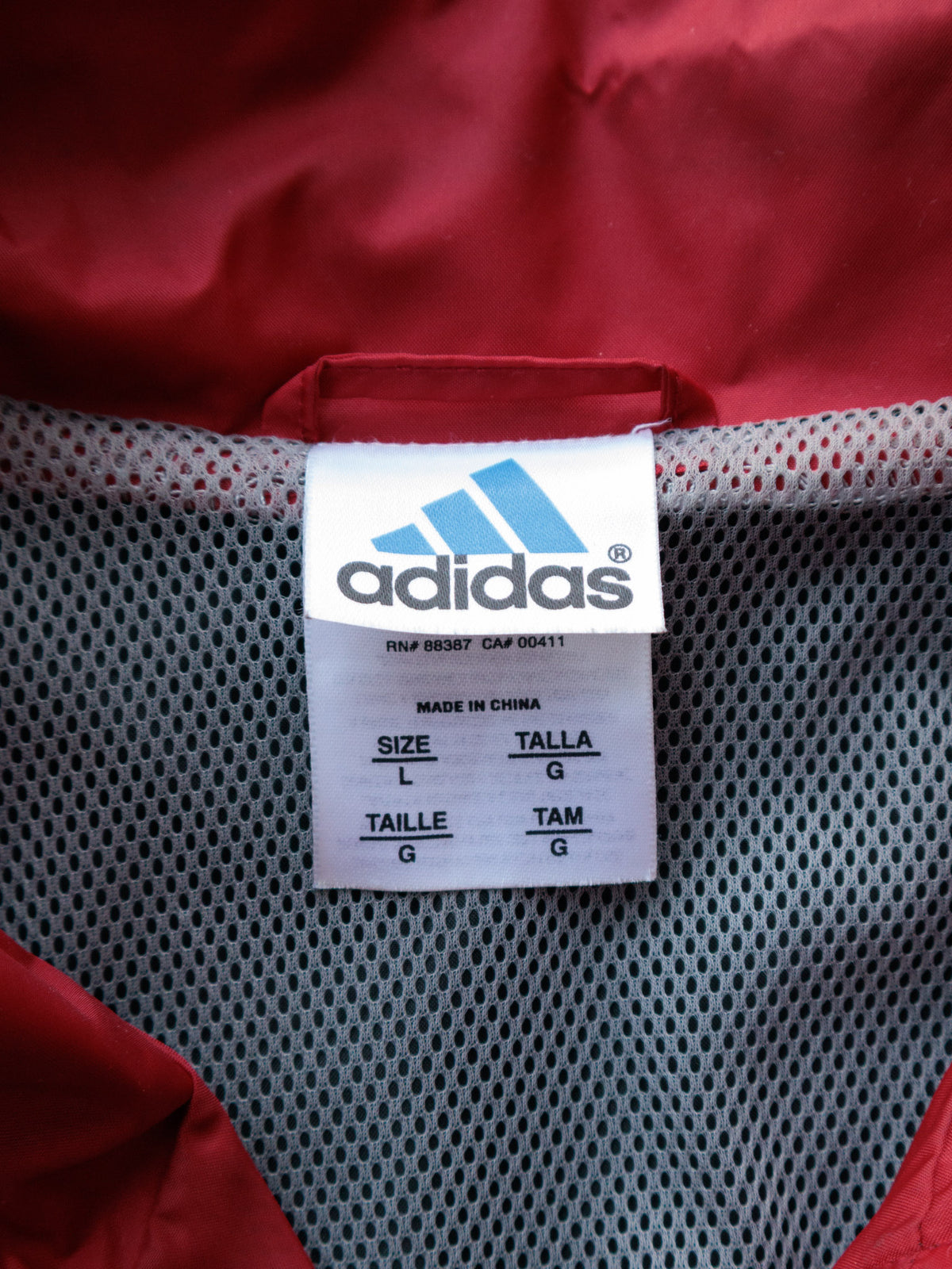 Vintage 90s Grey Colourblock Adidas Windbreaker (L)