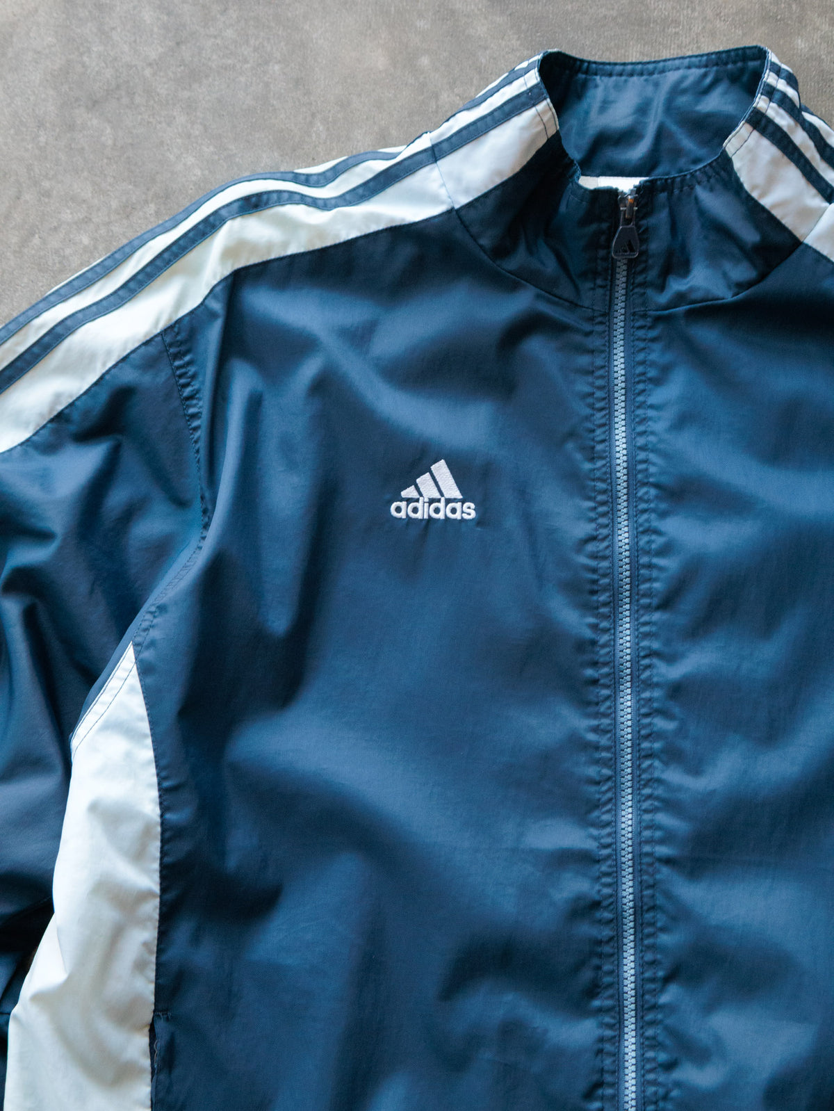 Vintage 00s Navy Adidas Track Jacket (L)