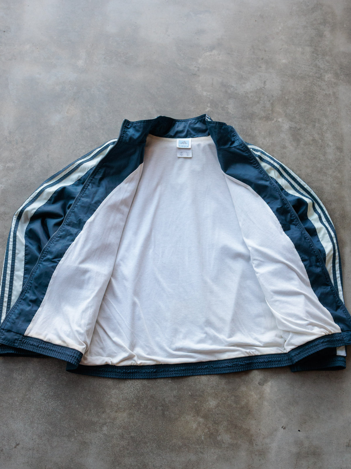 Vintage 00s Navy Adidas Track Jacket (L)