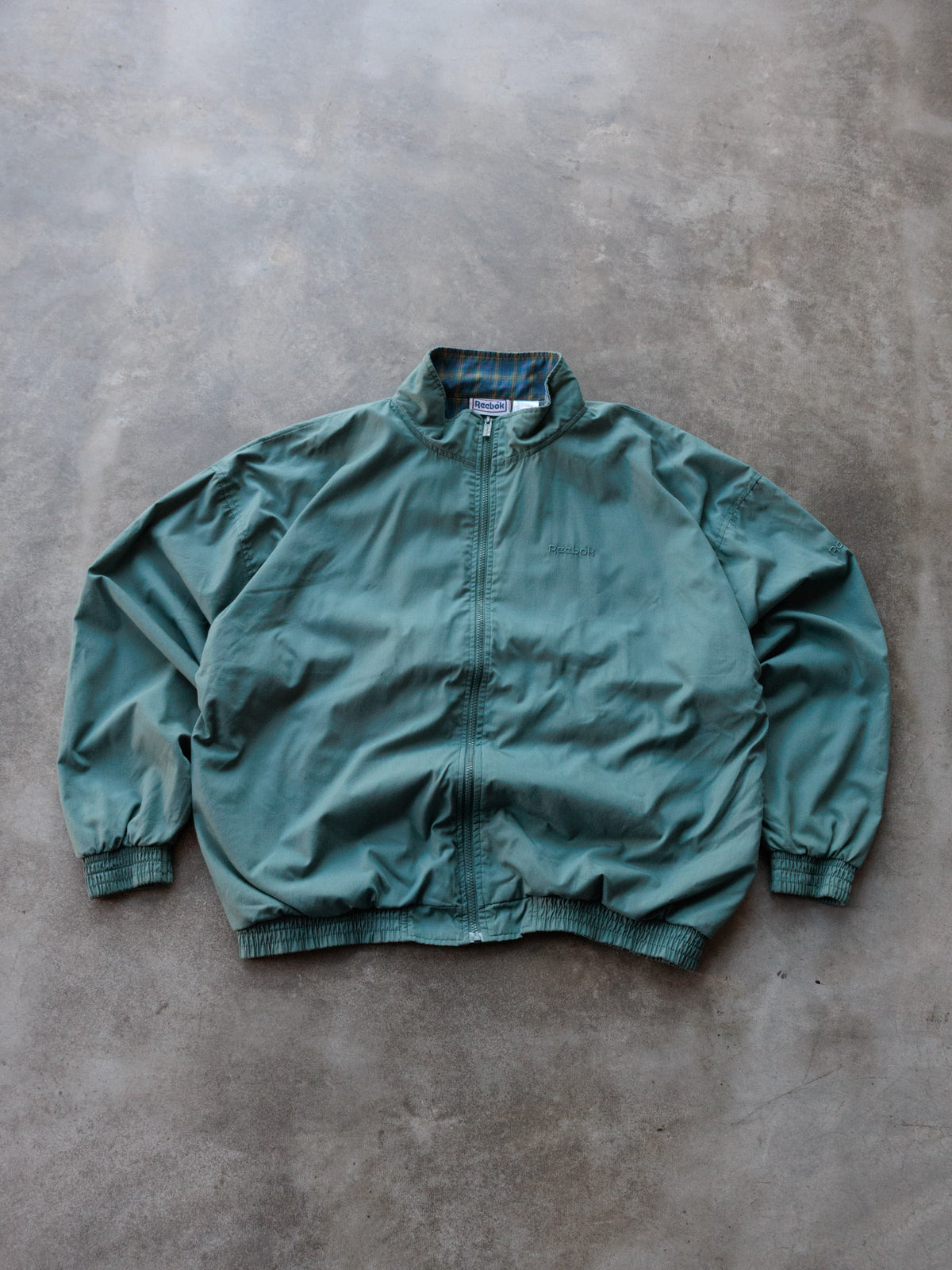 Vintage 90s Green Reebok Jacket (XL)