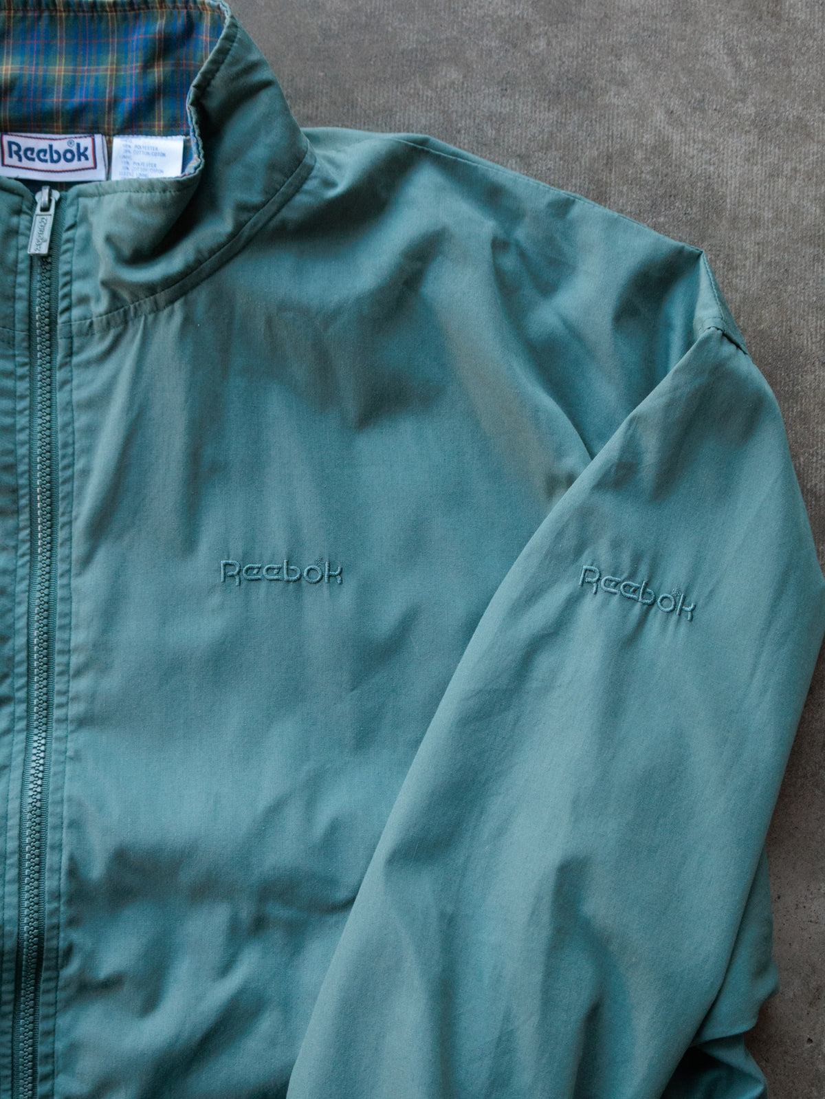 Vintage 90s Green Reebok Jacket (XL)