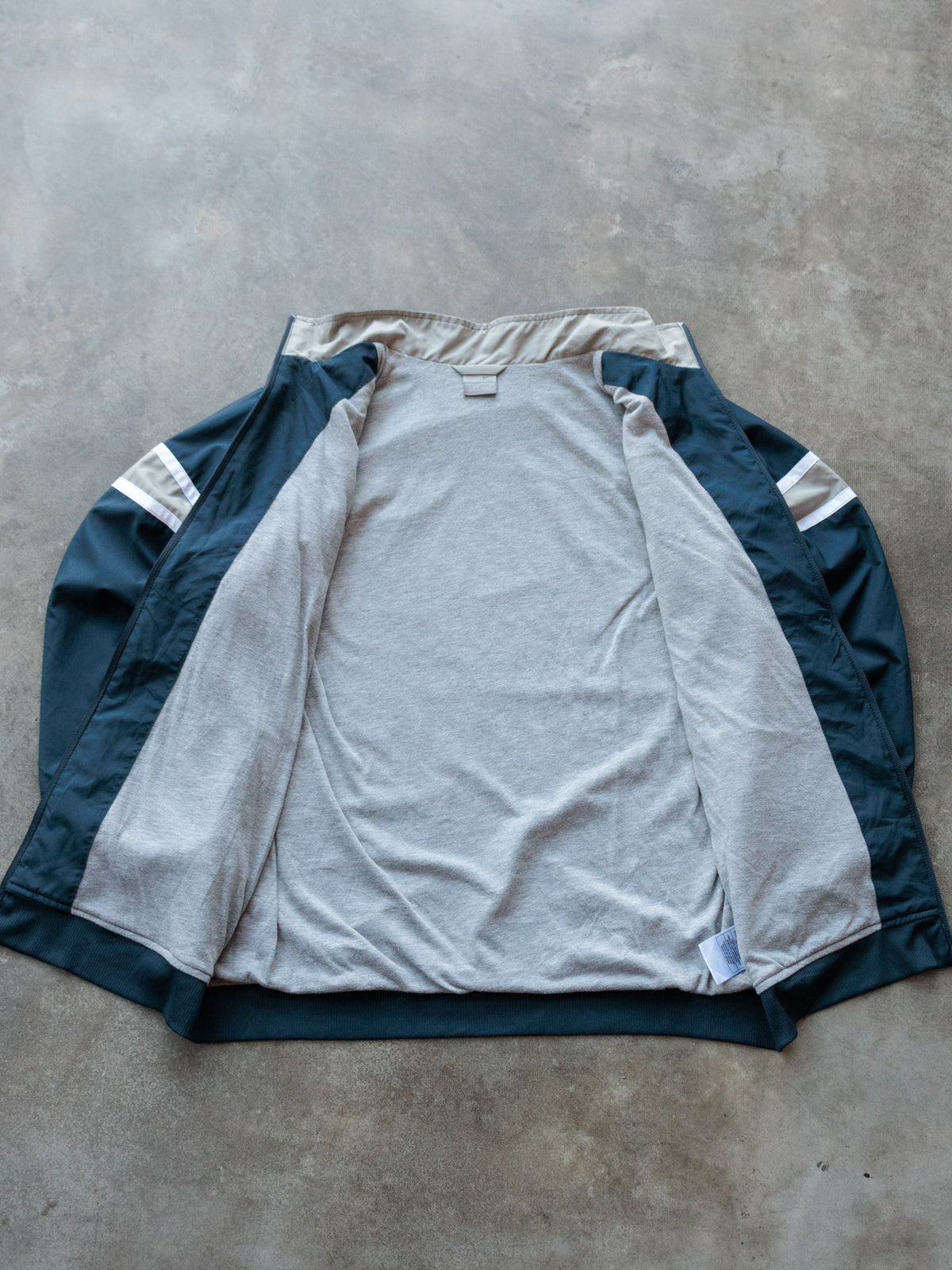 Vintage 00s Navy Nike Track Jacket (Women's XL)
