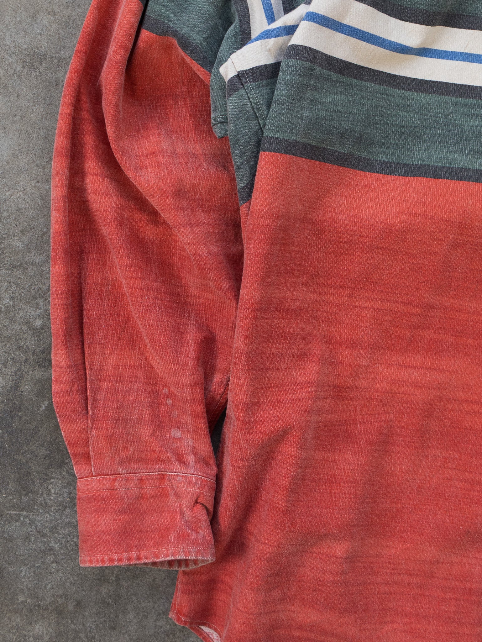 Vintage Ralph Lauren Red Striped Shirt (XL)