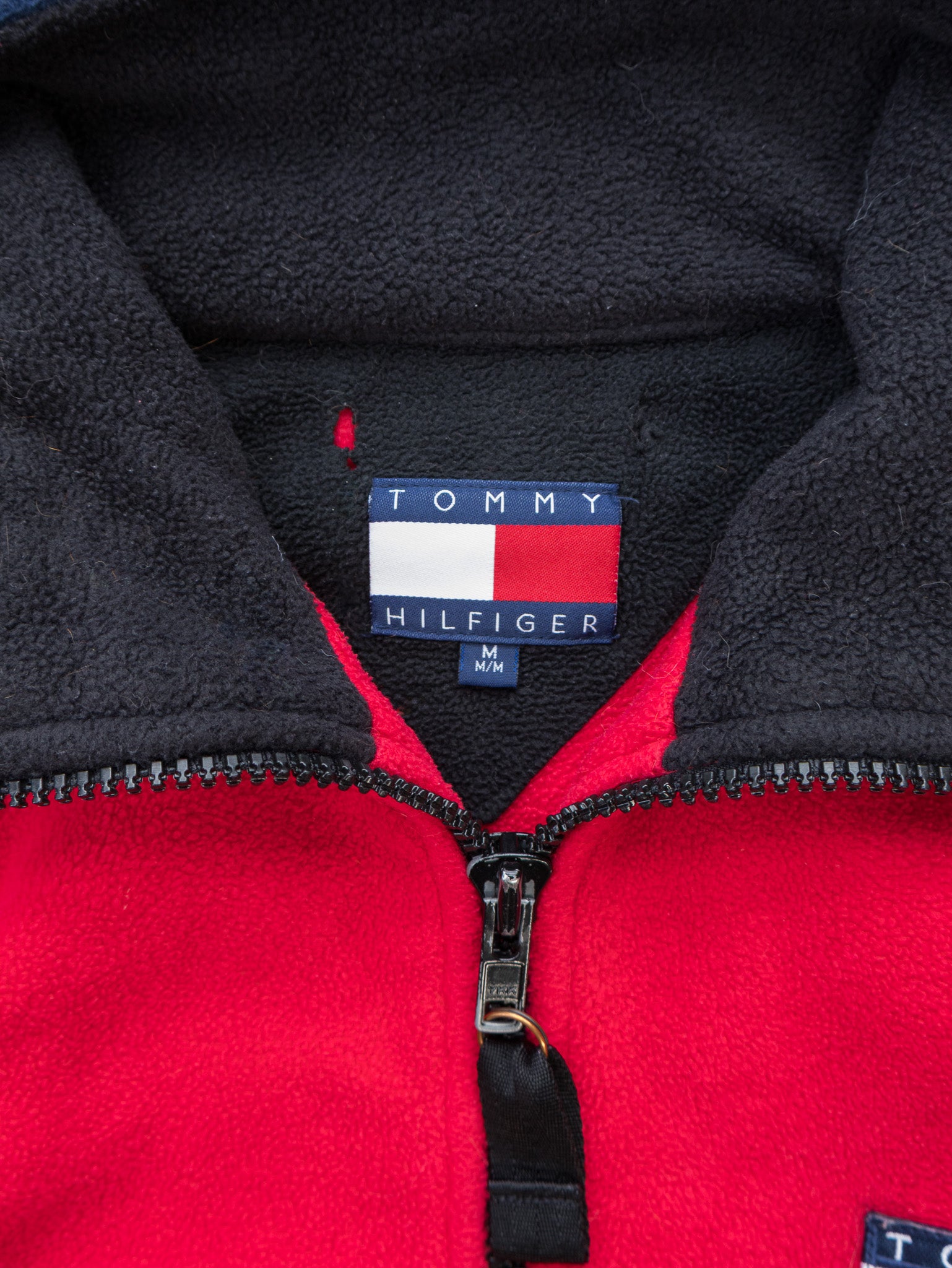 Vintage Red Tommy Hilfiger Fleece (M)