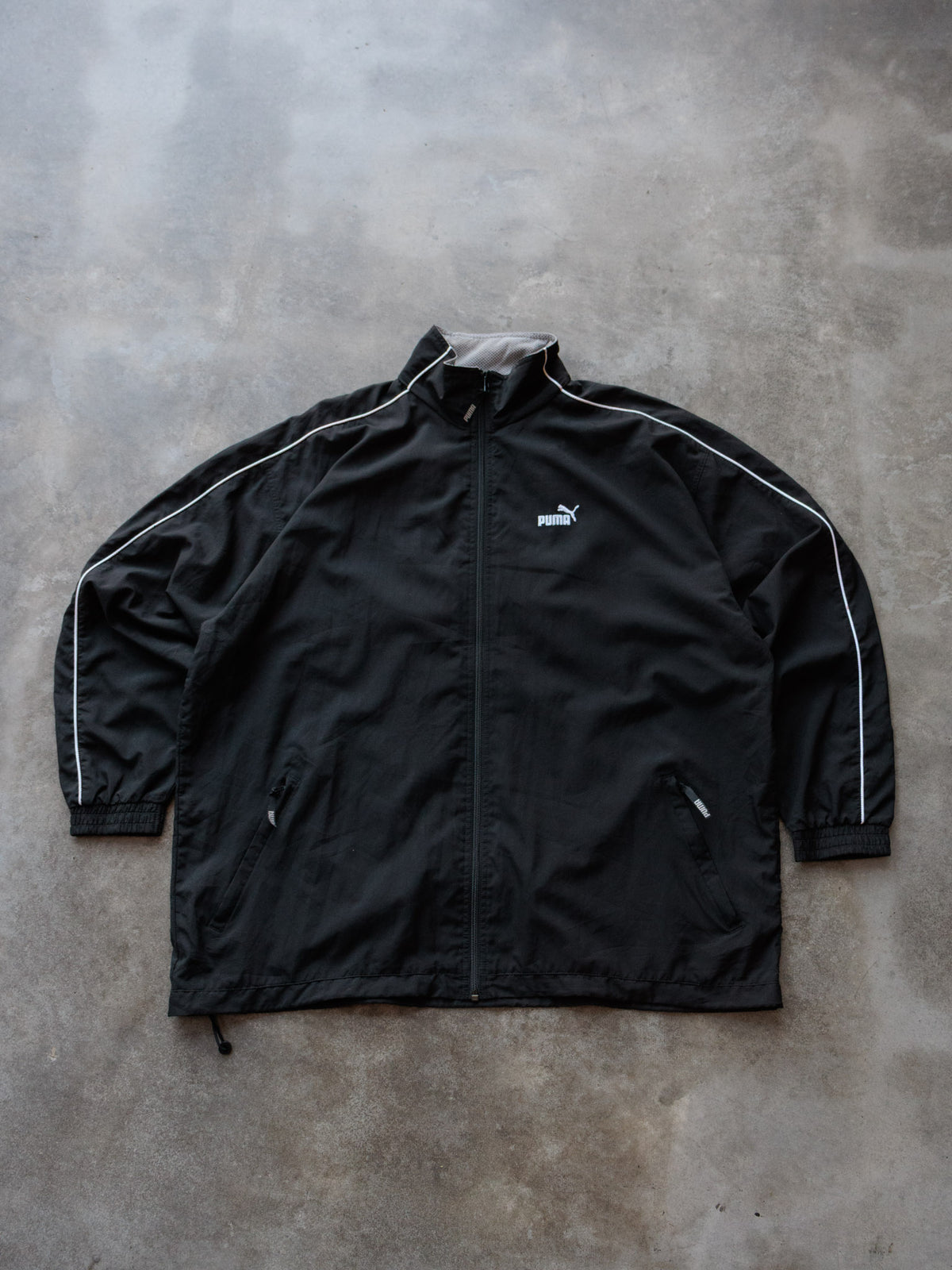 Vintage 00s Black Puma Windbreaker (L)