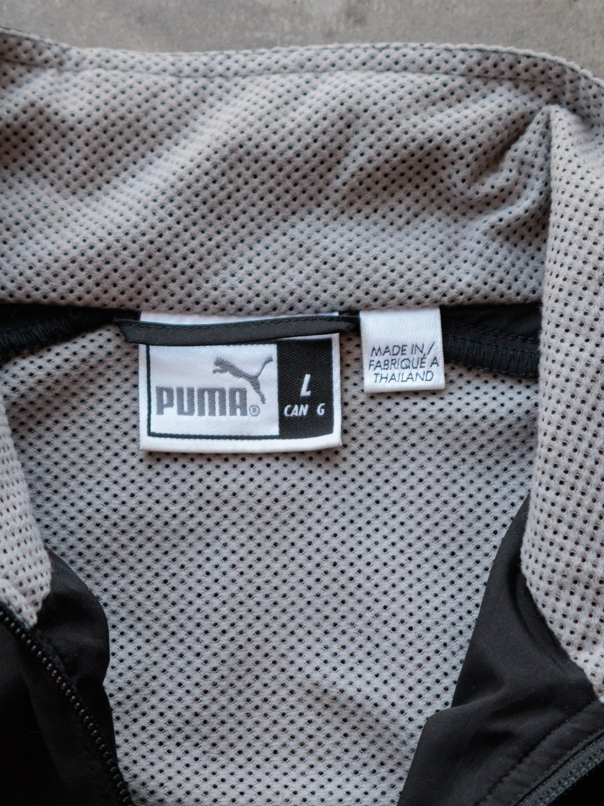 Vintage 00s Black Puma Windbreaker (L)