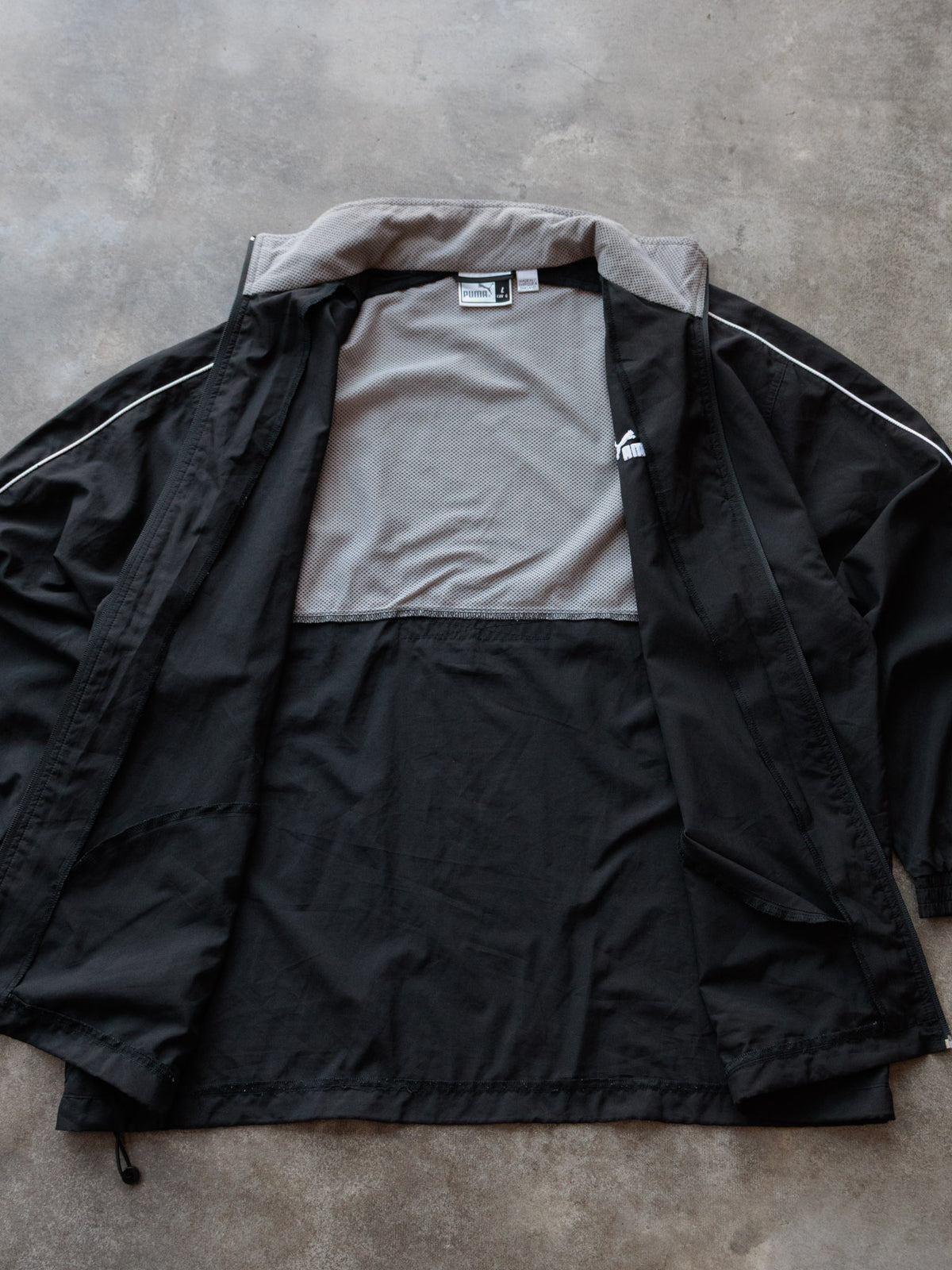 Vintage 00s Black Puma Windbreaker (L)