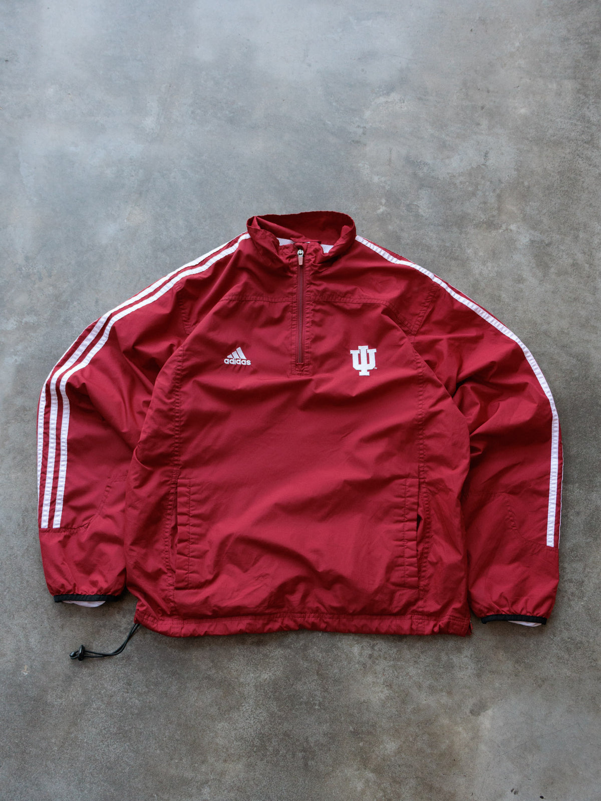 Vintage 00s Red Adidas Indiana Hoosiers Windbreaker (S)