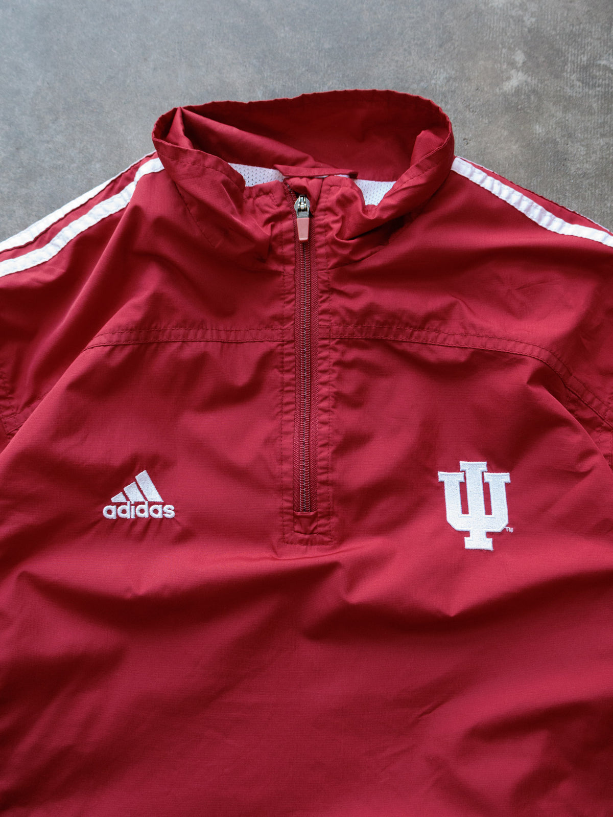 Vintage 00s Red Adidas Indiana Hoosiers Windbreaker (S)