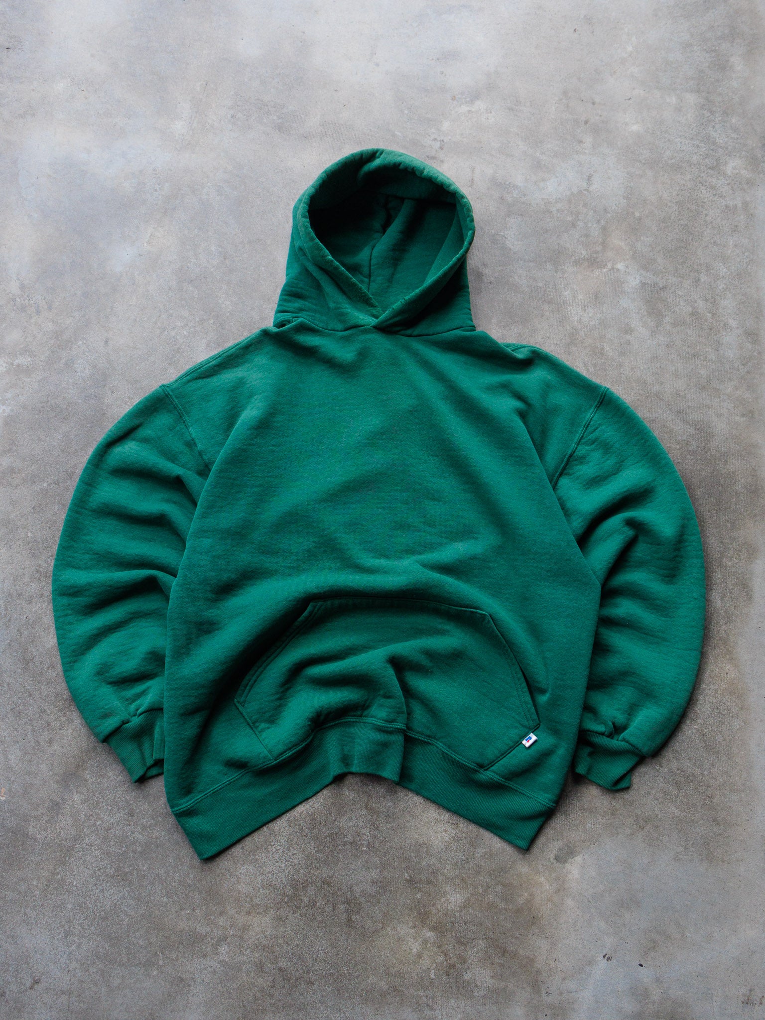 Vintage 90s Green Russell Athletic Hoodie (XL)