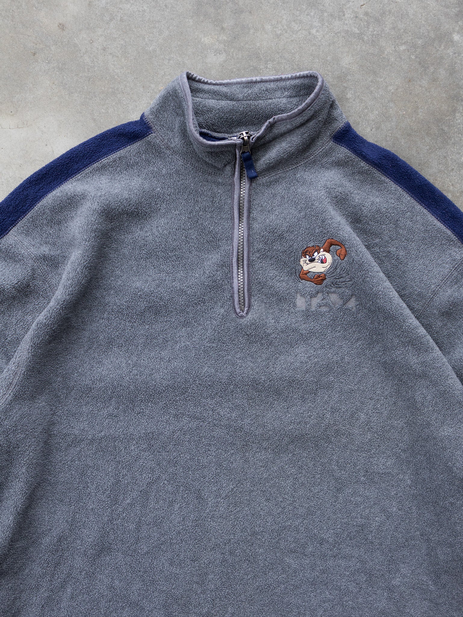 Vintage Grey Taz Warner Bros Fleece (L)