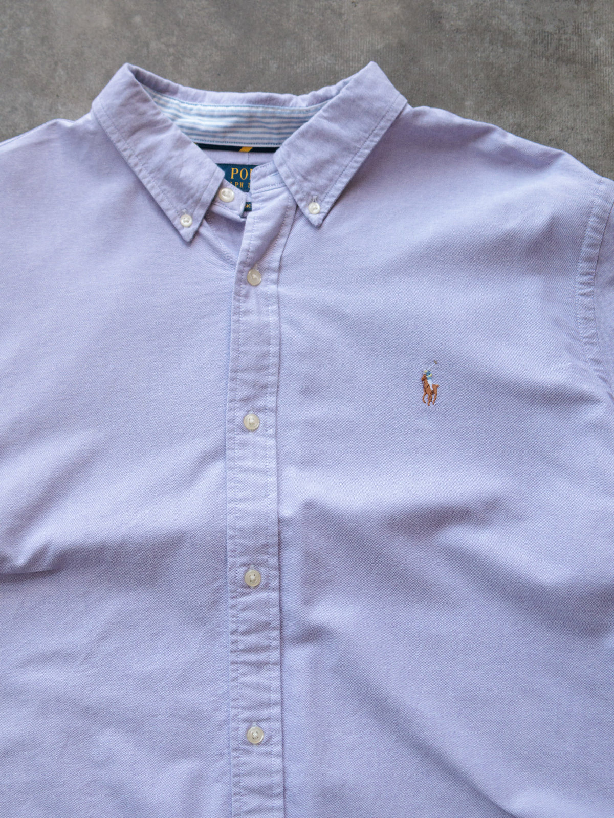 Vintage Purple Ralph Lauren Shirt (2XL)
