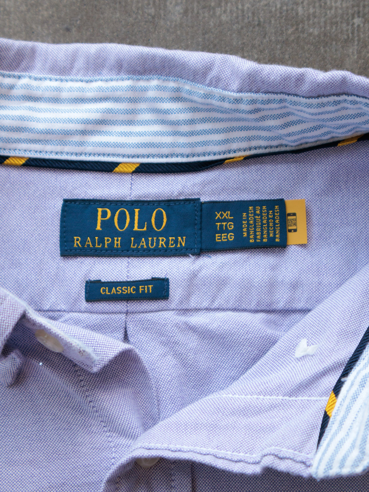 Vintage Purple Ralph Lauren Shirt (2XL)